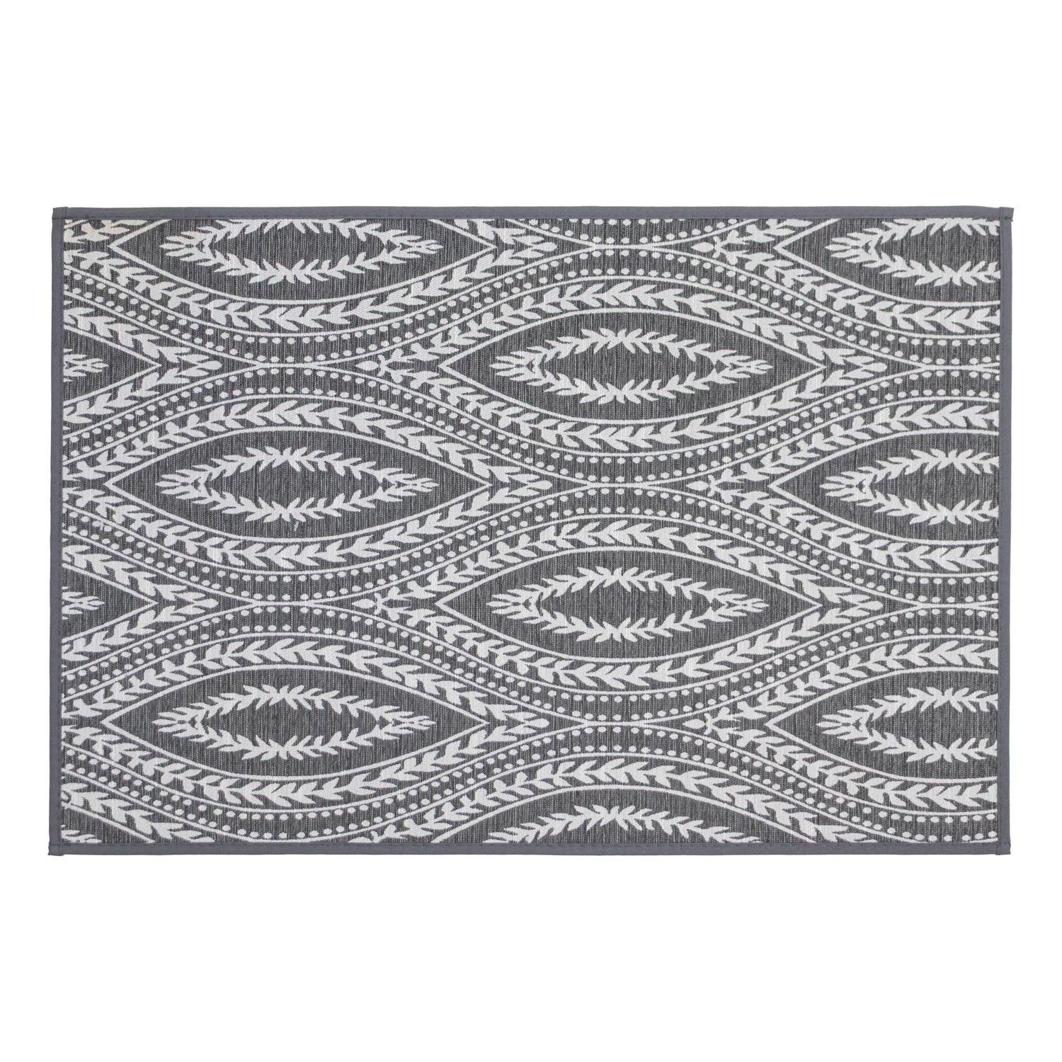 Grey - JVL - JVL Avanti Machine Washable Doormat and Runner - 2