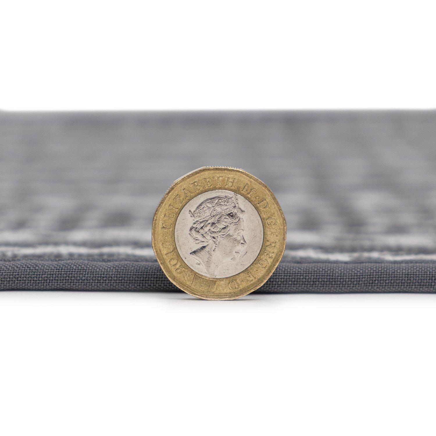 Grey - JVL - JVL Avanti Machine Washable Doormat and Runner - 8