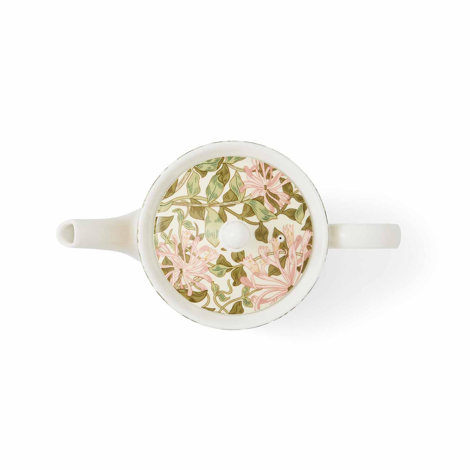 Pink - Spode - Morris & Co. Honeysuckle Teapot - 3