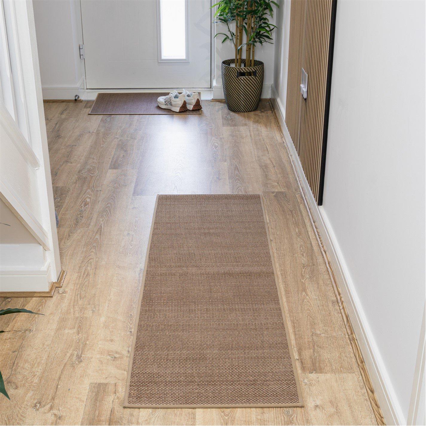 Beige - JVL - Antarra Machine Washable Entrance Runner - 1