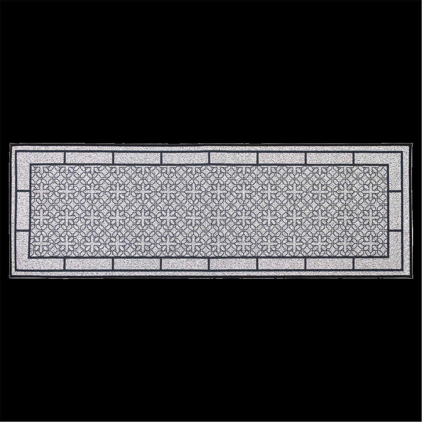 Grey - JVL - JVL Avanti Machine Washable Entrance Runner - 1