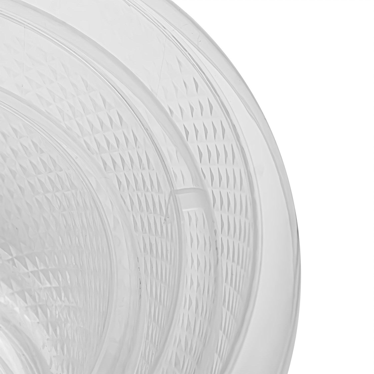 Clear - JVL - JVL Sapphire Round Serving Mixing Bowls - Set of 3 - 2