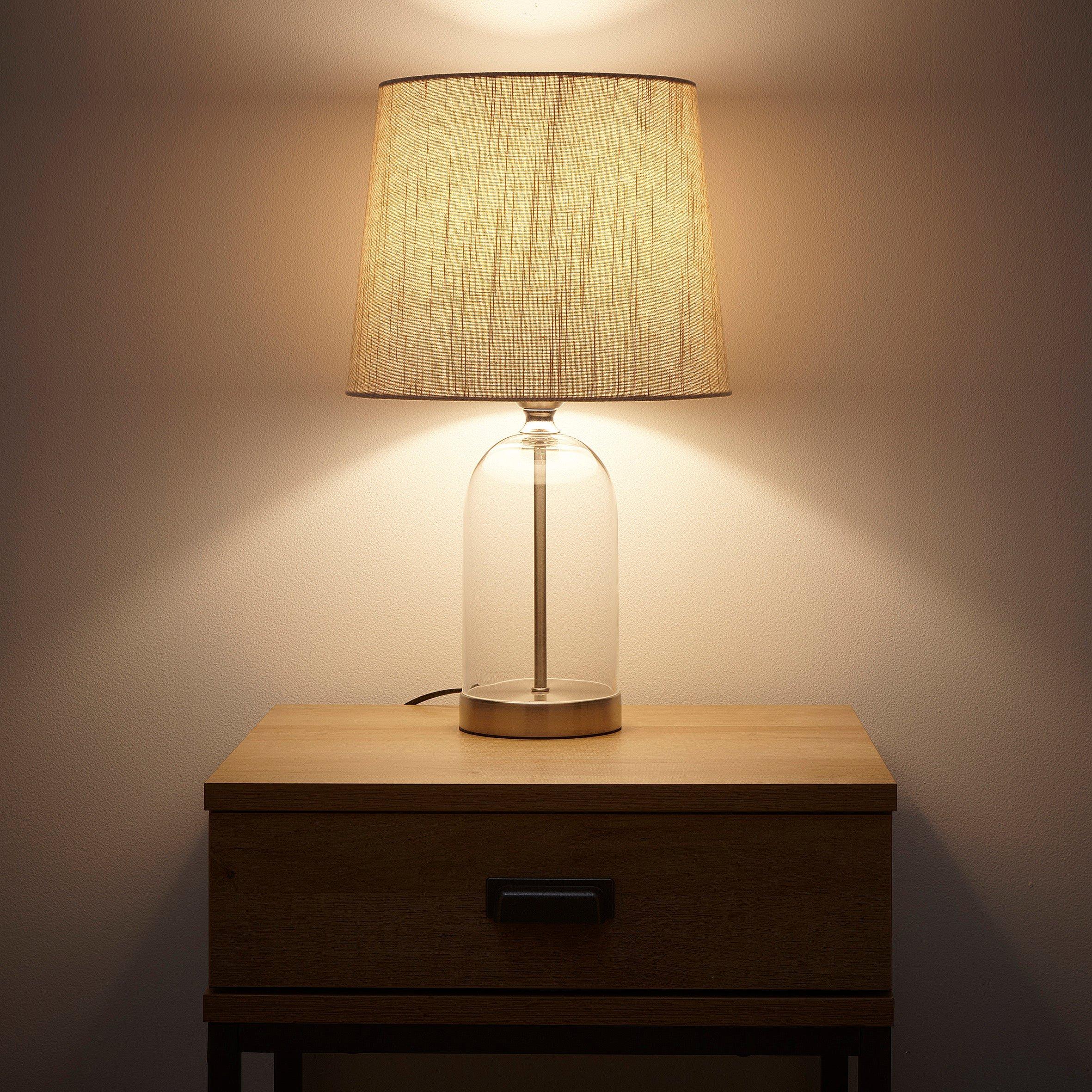 Silver - K Living - Chelsea Brushed Silver Lamp - 3