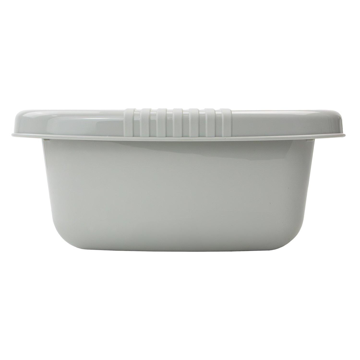 Grey - JVL - JVL Plastic Washing Up Cleaning Bowls  - Set of 3 - 2