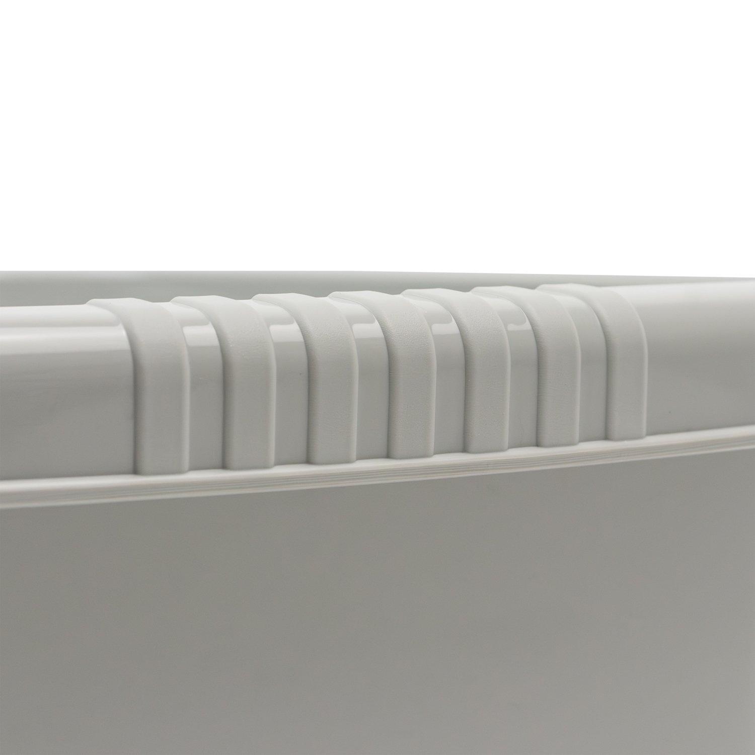 Grey - JVL - JVL Plastic Washing Up Cleaning Bowls  - Set of 3 - 3