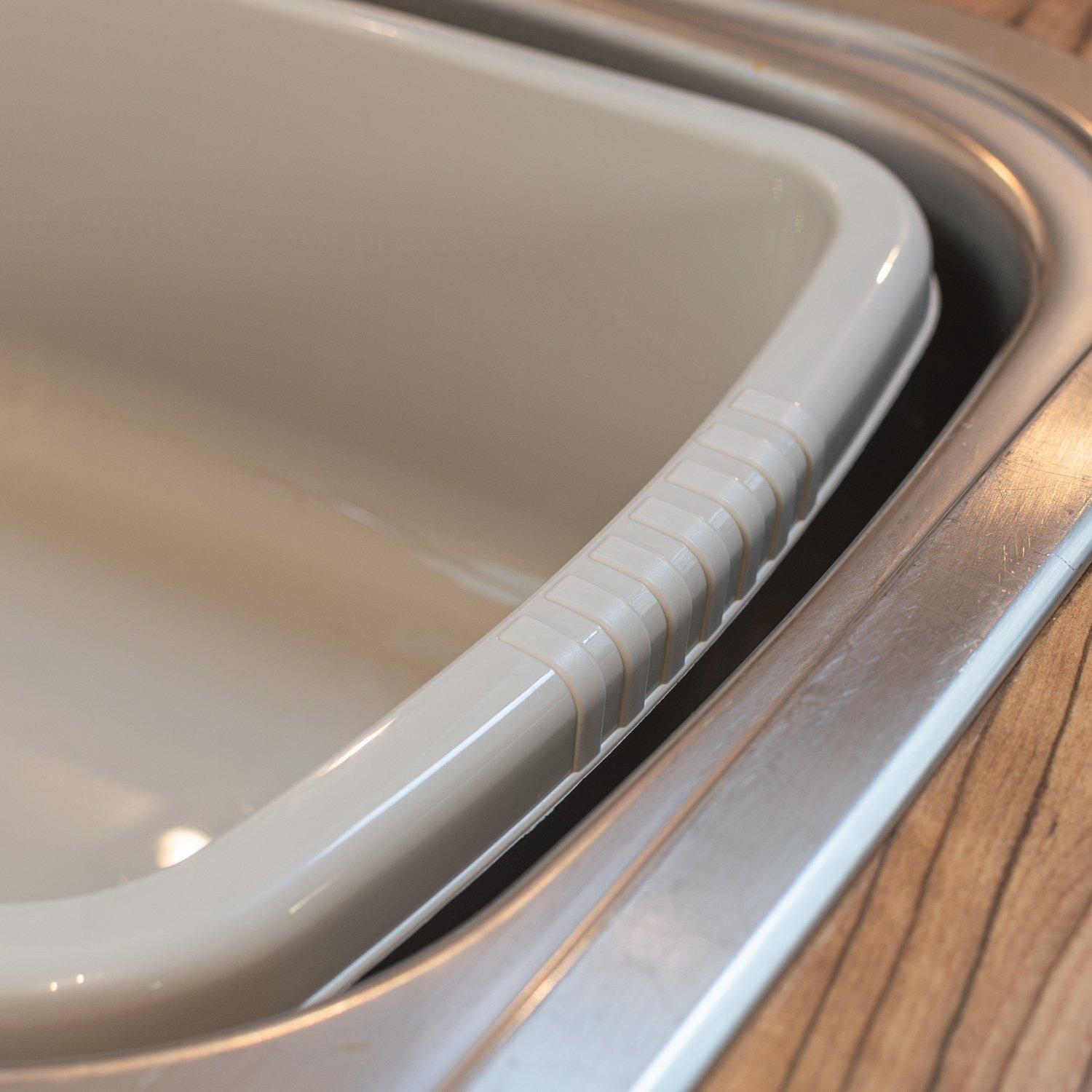 Grey - JVL - JVL Plastic Washing Up Cleaning Bowls  - Set of 3 - 4