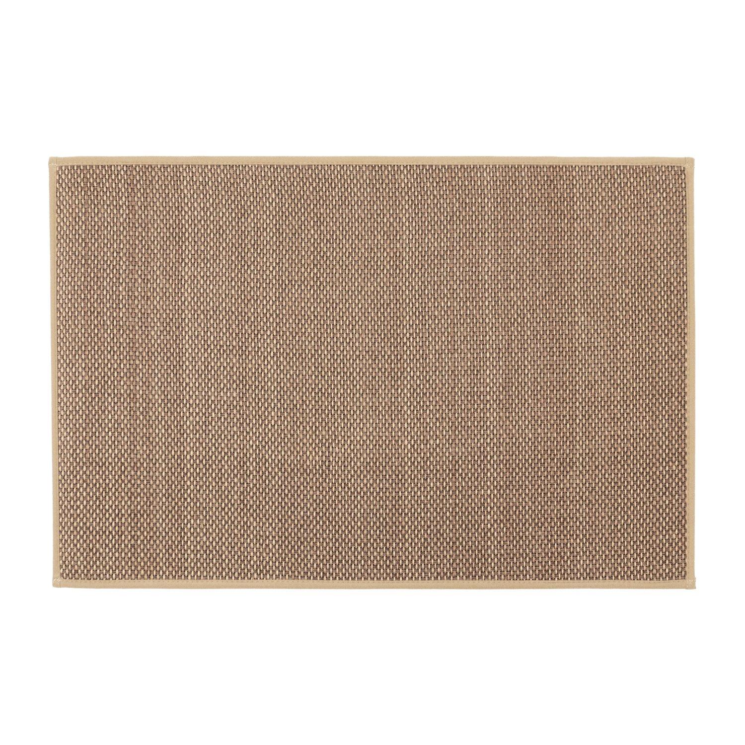 Beige - JVL - Antarra Machine Washable Doormat 50x75cm - Be - 1