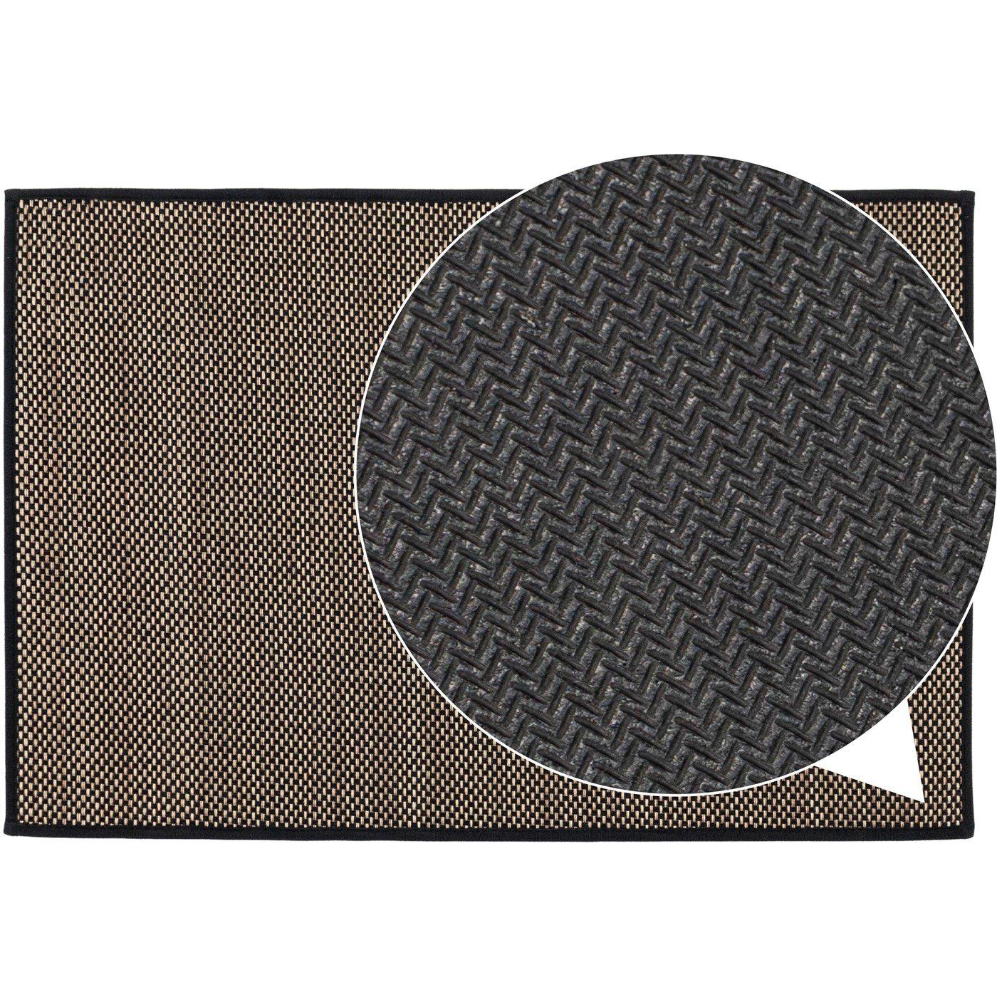 Brown - JVL - JVL Antarra Machine Washable Doormat 50x75cm - 5
