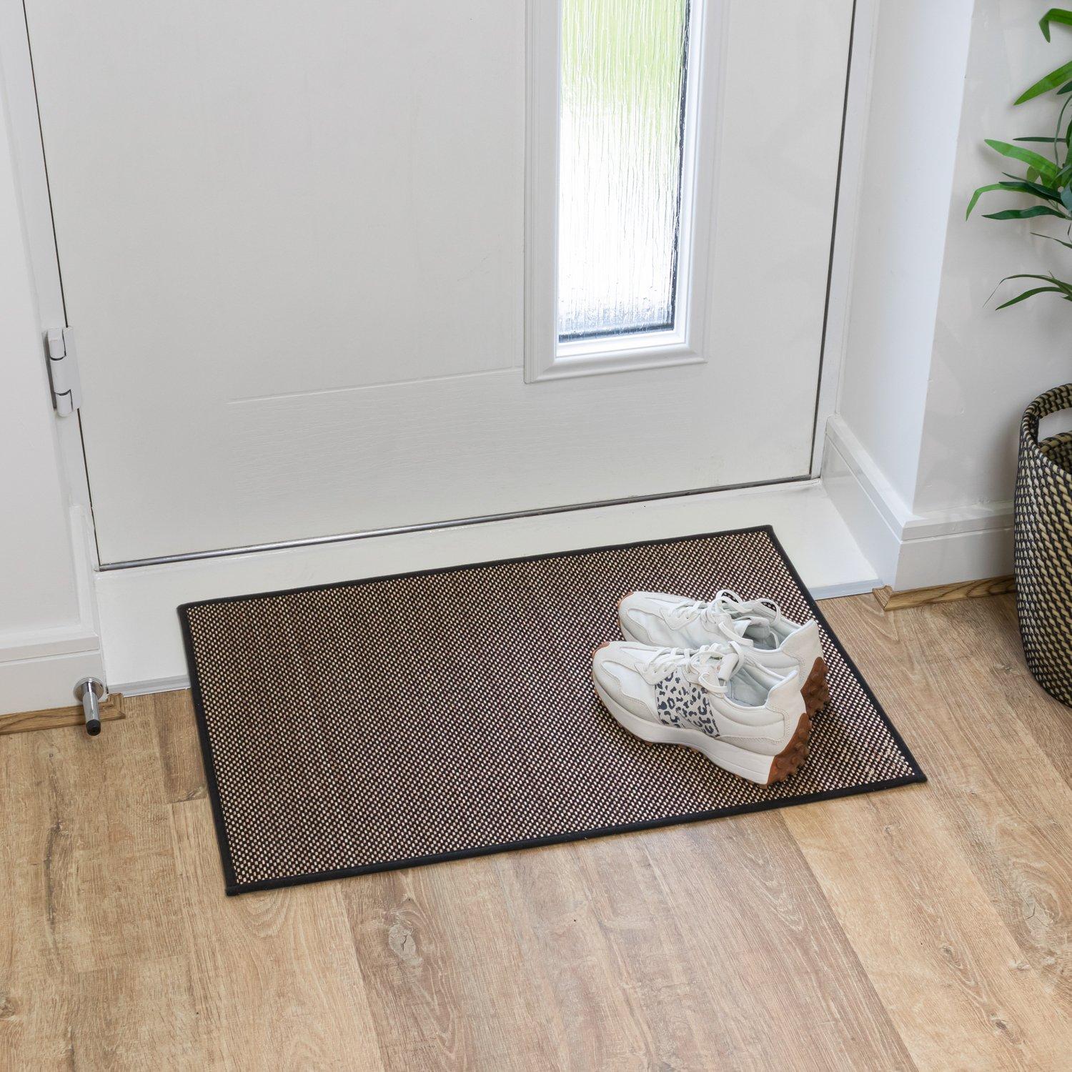 Brown - JVL - JVL Antarra Machine Washable Doormat 50x75cm - 8
