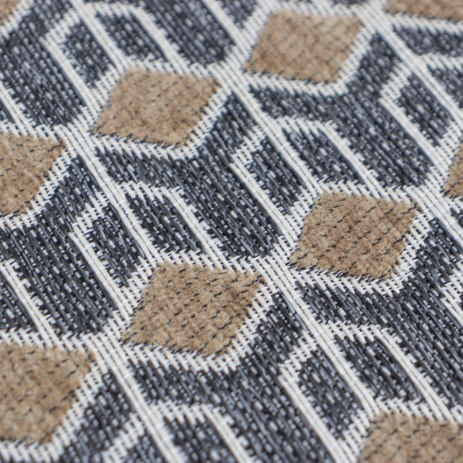 Beige - JVL - JVL Allure Machine Washable Doormat 50x75cm - 3