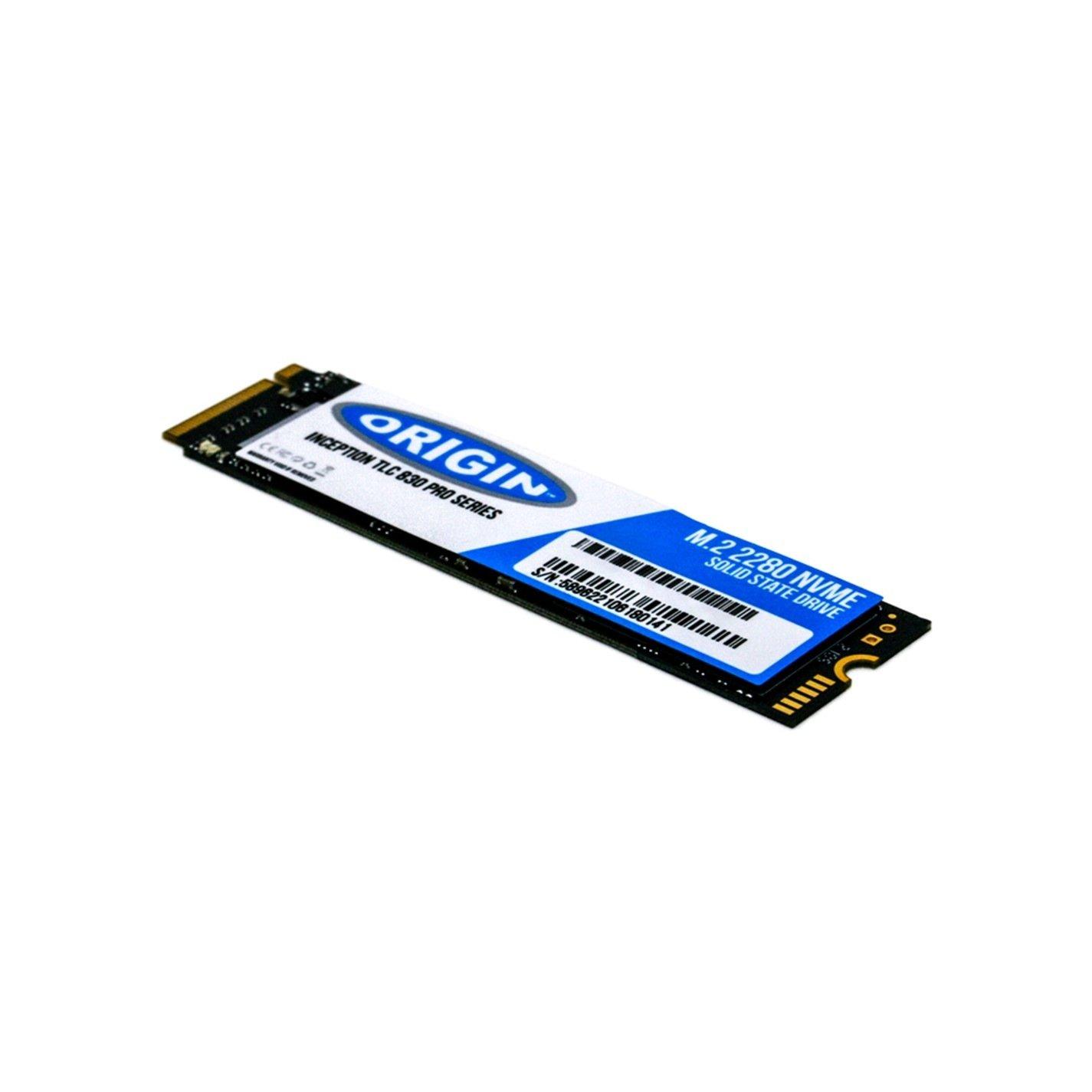 Black - Origin - Origin Inception SSD 512GB NVMe M.2 3D TLC 80mm - 3