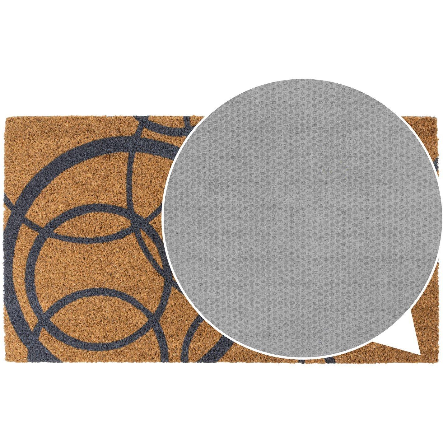 Multi - JVL - JVL Latex Coir - Circles 40x70cm - 5