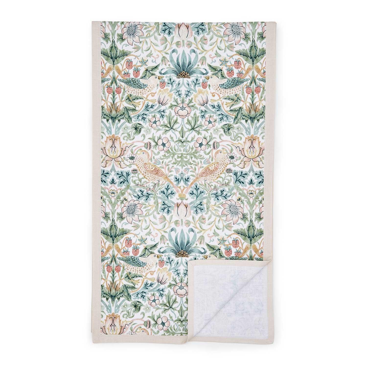 Multi - Spode - Morris & Co. Stawberry Thief Table Runner - 2