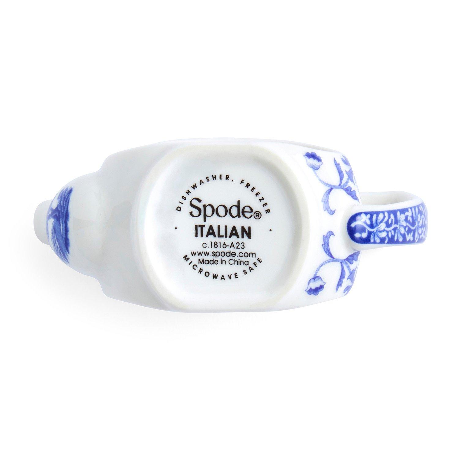 Blue - Spode - Spode Blue Italian Teapot Napkin Rings - Set of 4 - 5