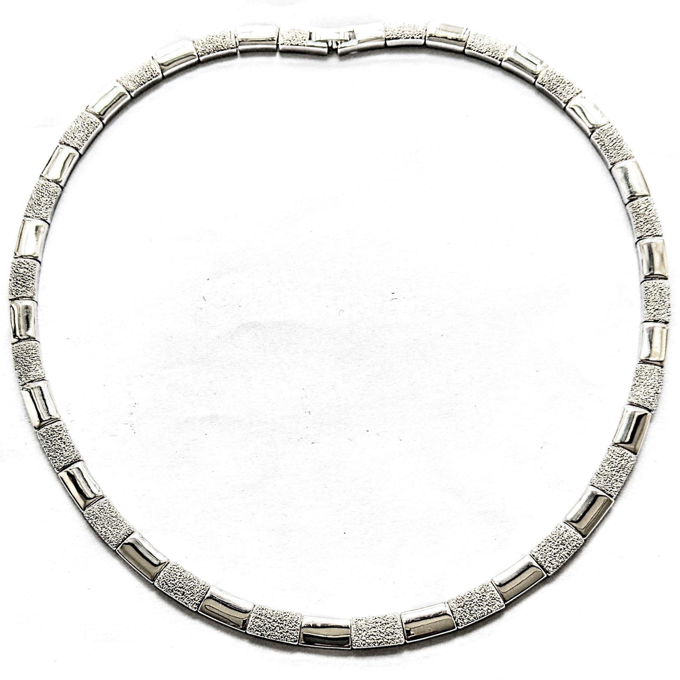 Silver - Espree - Rhodium plated fashion collarette