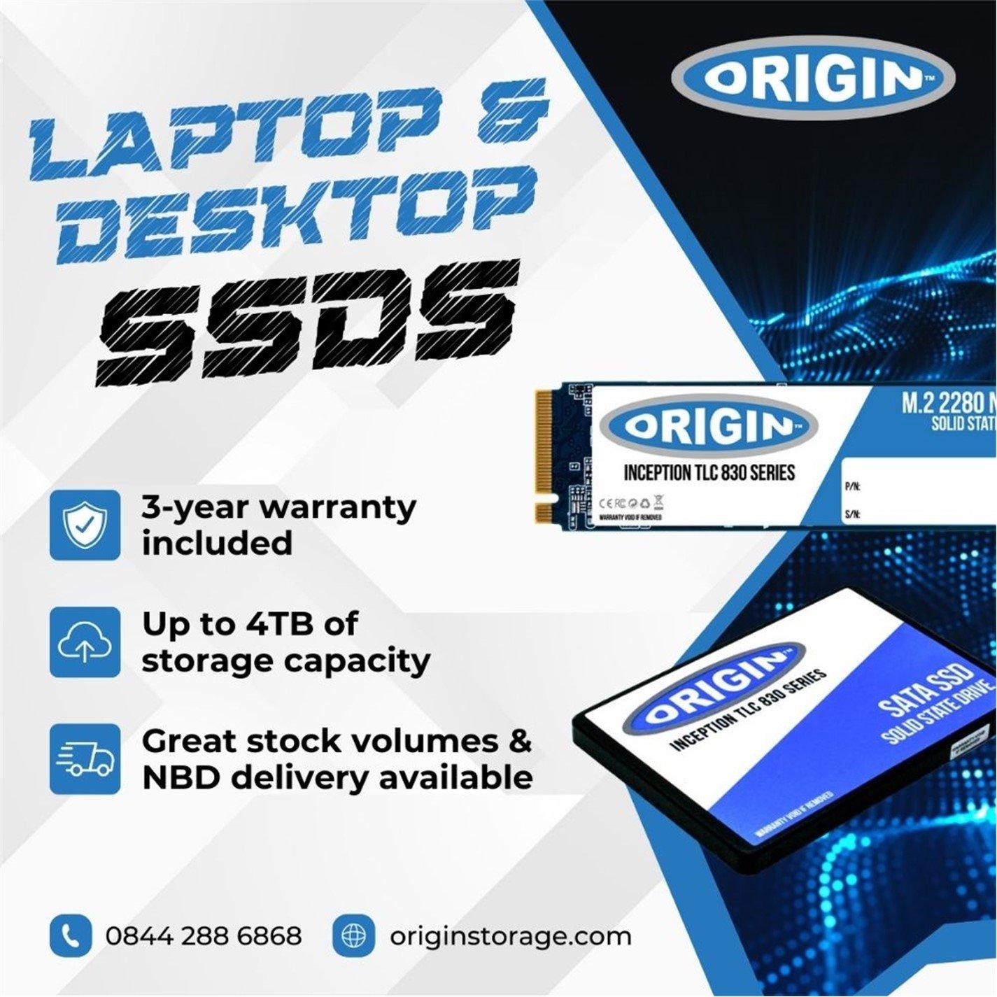 Origin Origin Inception 1TB PCIE 4.0 NVMe M.2 3D TLC 30mm SSD | FRASERS