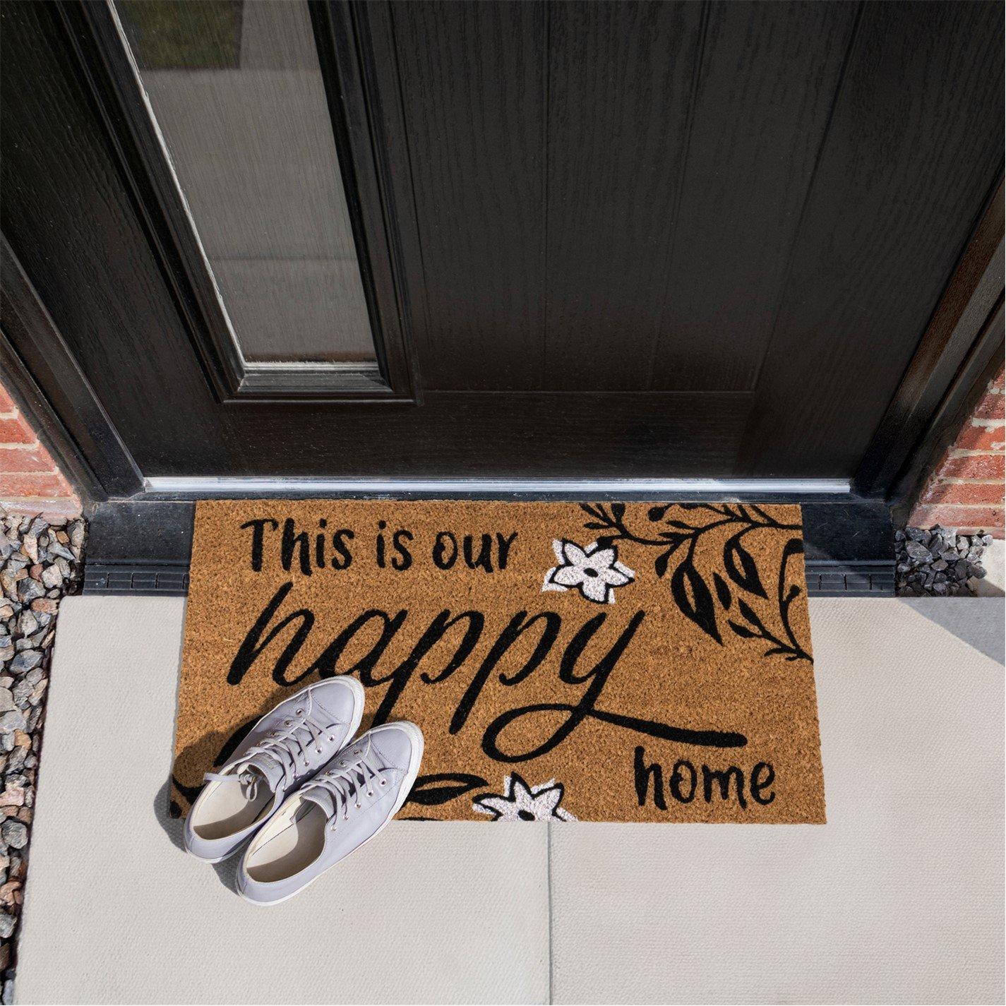 Multi - JVL - Latex Coir - Our Happy Home 40x70cm - 1