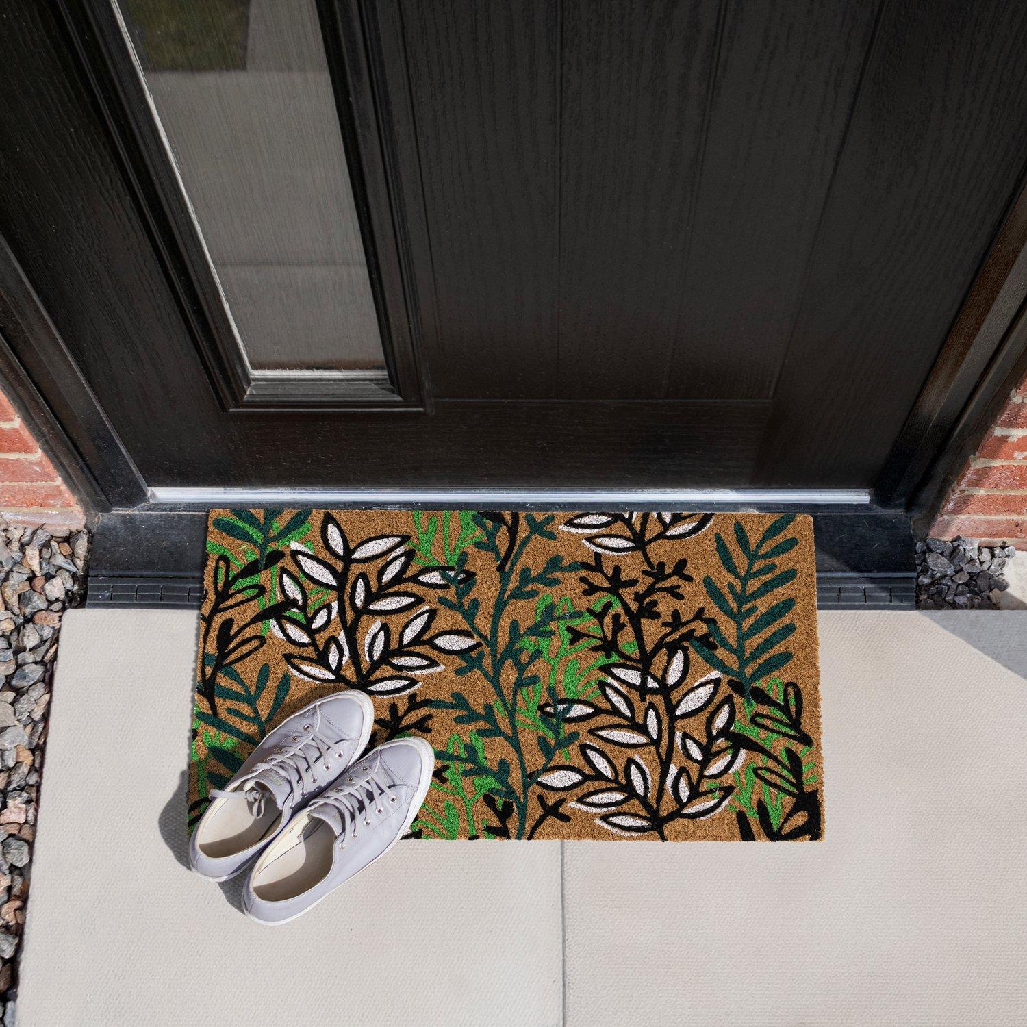 Multi - JVL - JVL Latex Coir - Leaves 40x60cm - 11