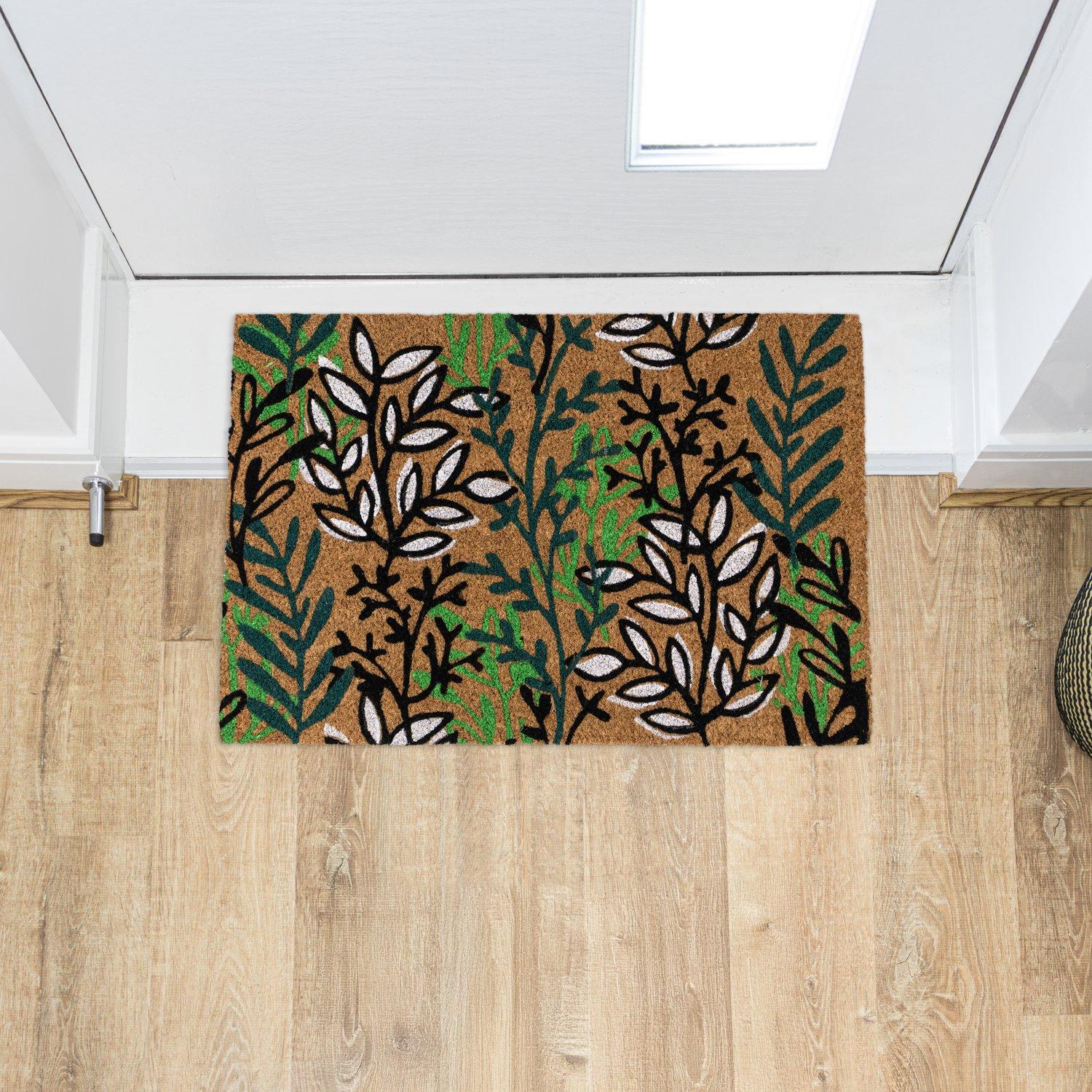 Multi - JVL - JVL Latex Coir - Leaves 40x60cm - 13