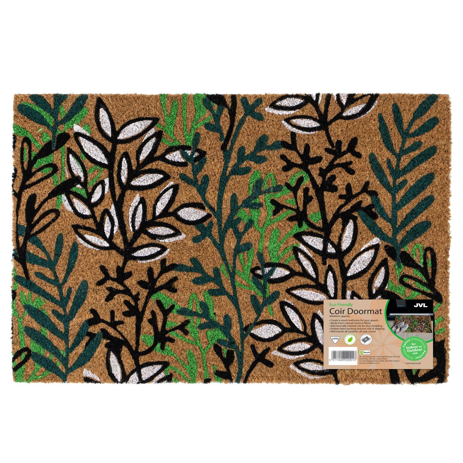Multi - JVL - JVL Latex Coir - Leaves 40x60cm - 14