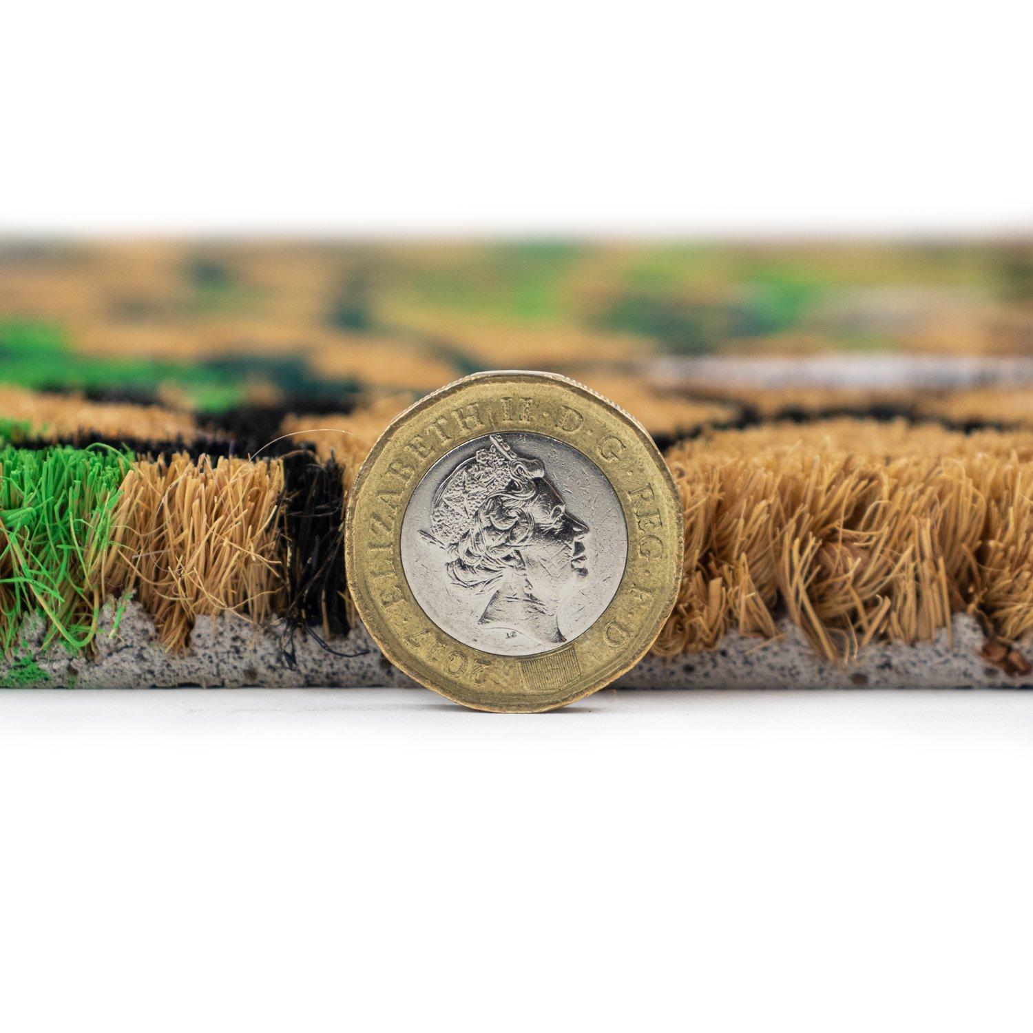 Multi - JVL - JVL Latex Coir - Leaves 40x60cm - 4