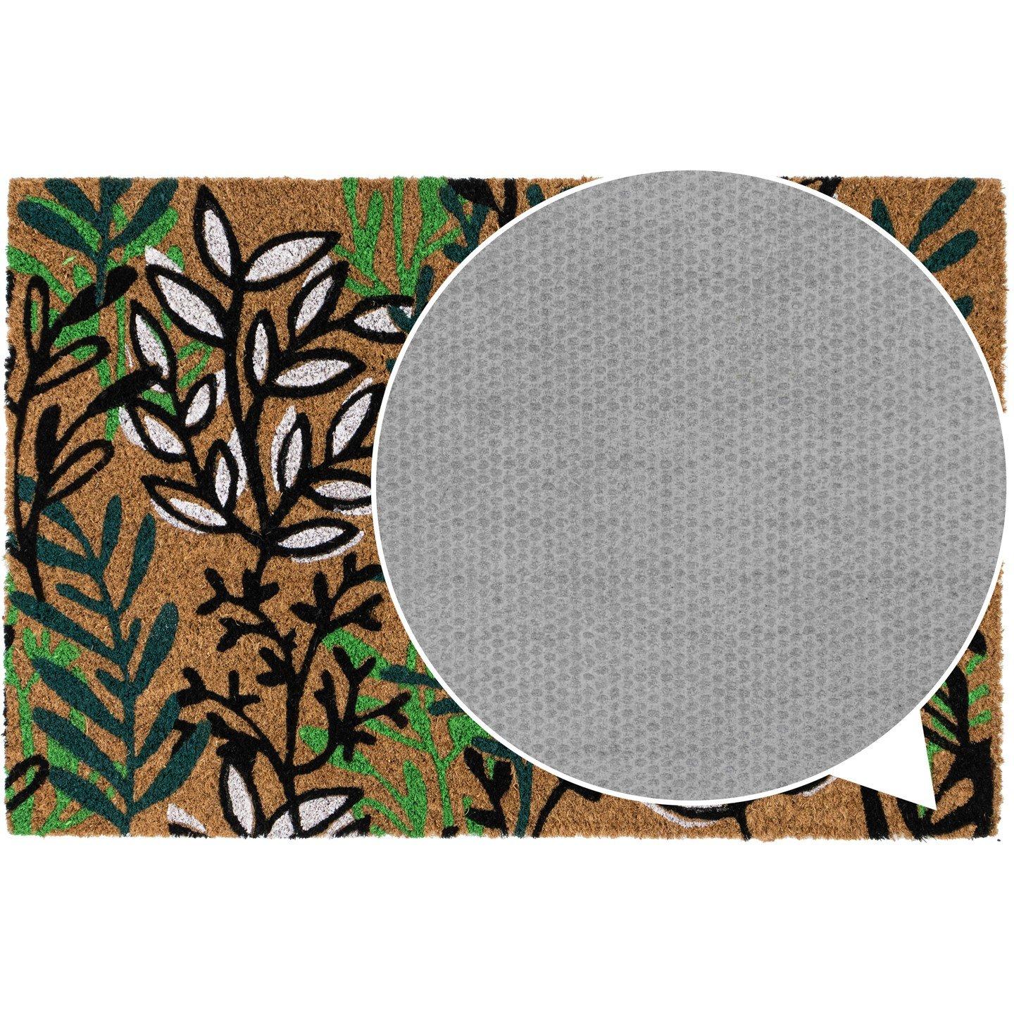 Multi - JVL - JVL Latex Coir - Leaves 40x60cm - 5