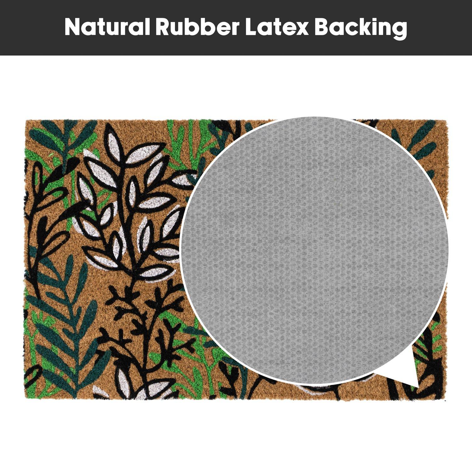 Multi - JVL - JVL Latex Coir - Leaves 40x60cm - 8