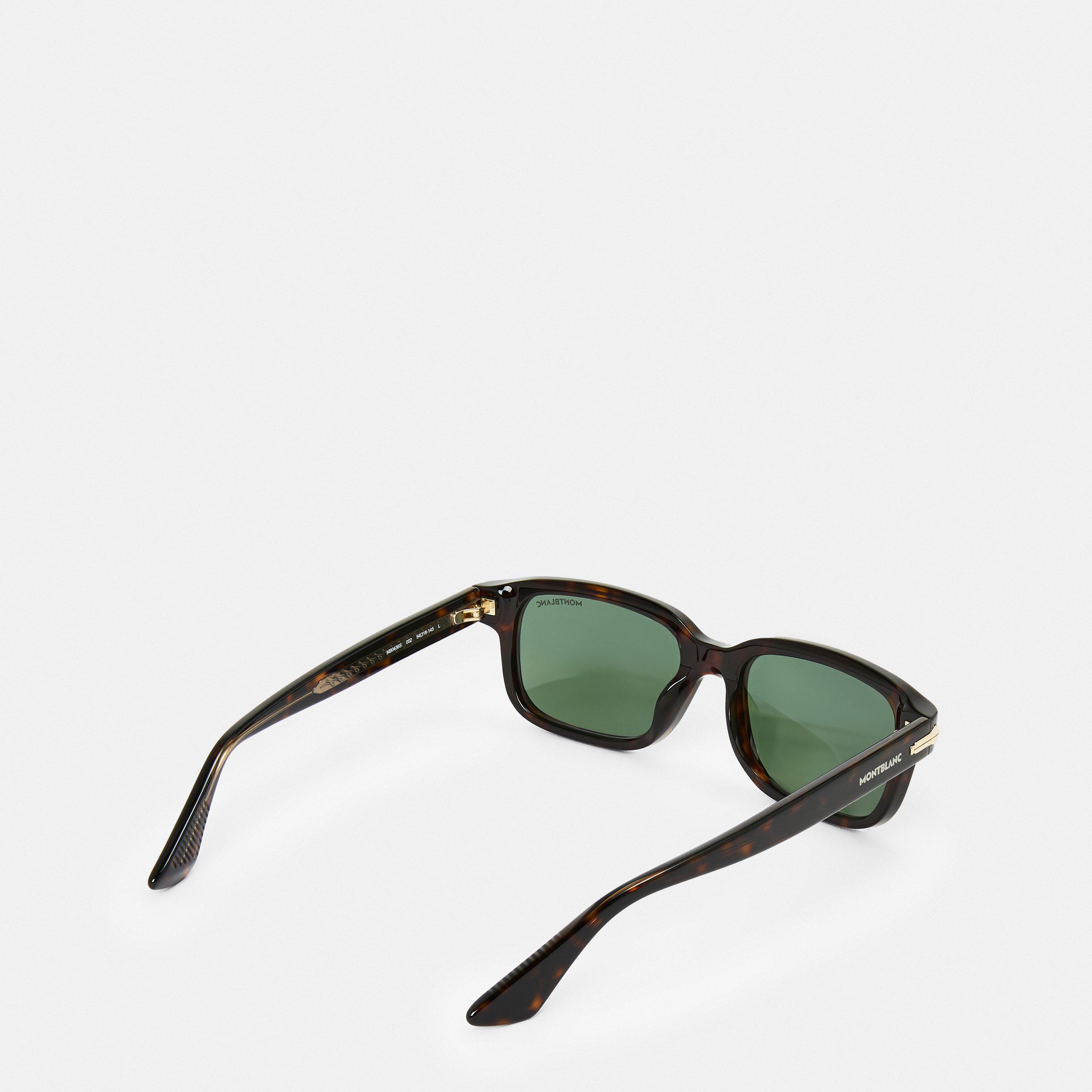 Havana - Montblanc - Men's Mont Rectangle Sunglasses - 2