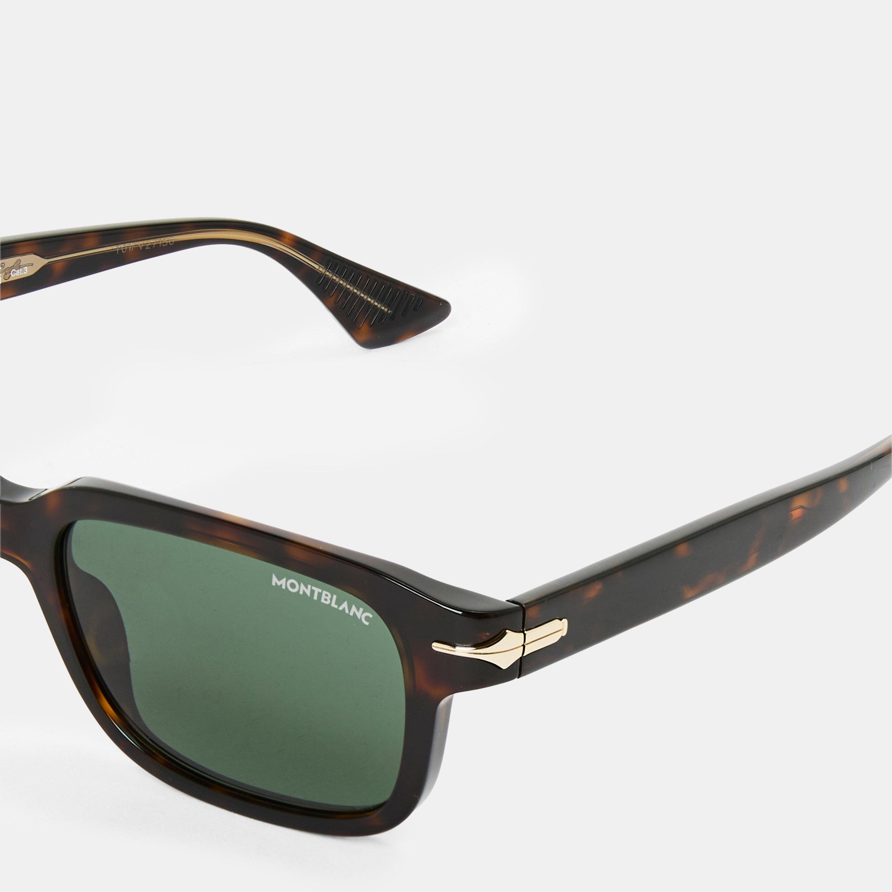 Havana - Montblanc - Men's Mont Rectangle Sunglasses - 4