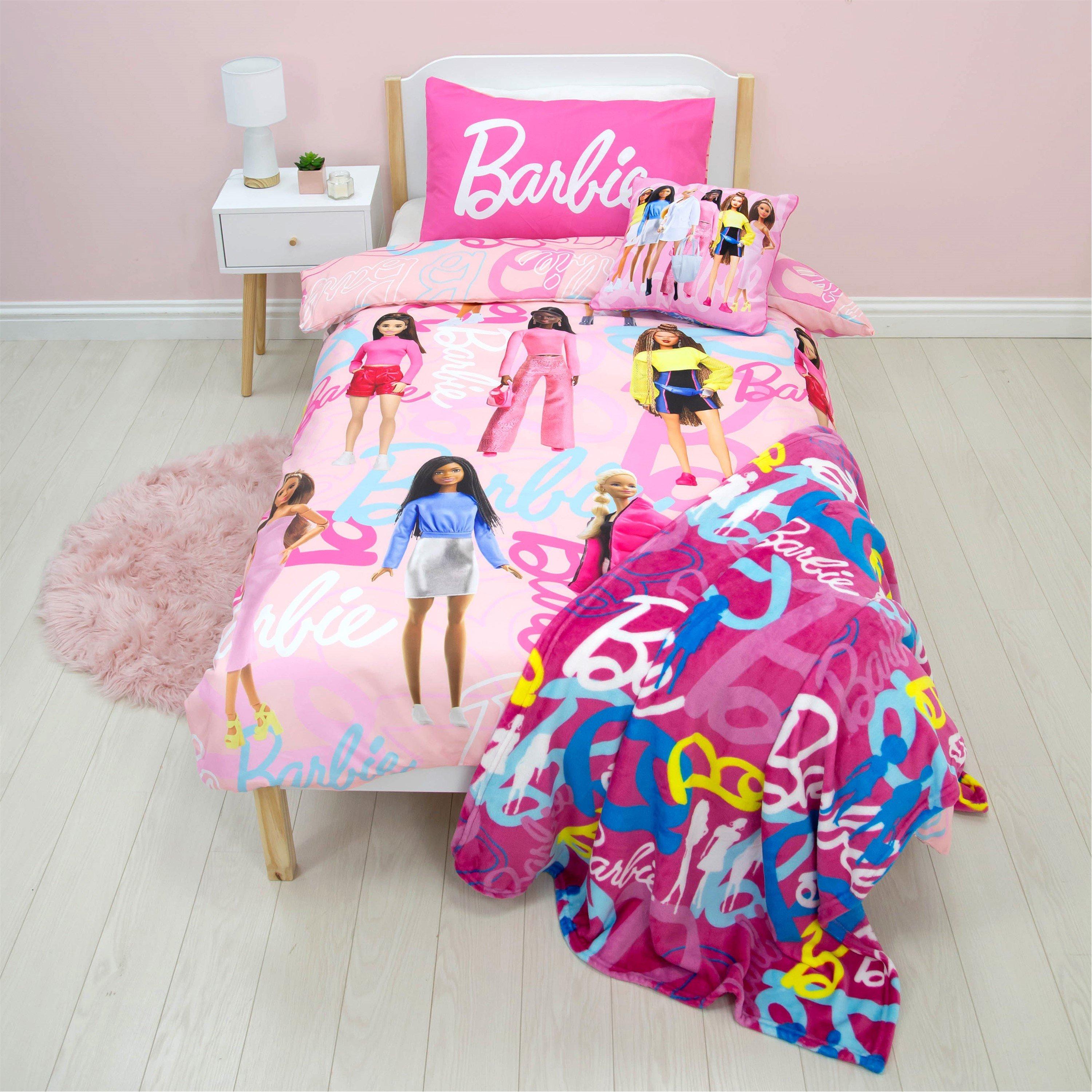 Multicolour - Barbie - Barbi Unboxed Single Duvet - 1