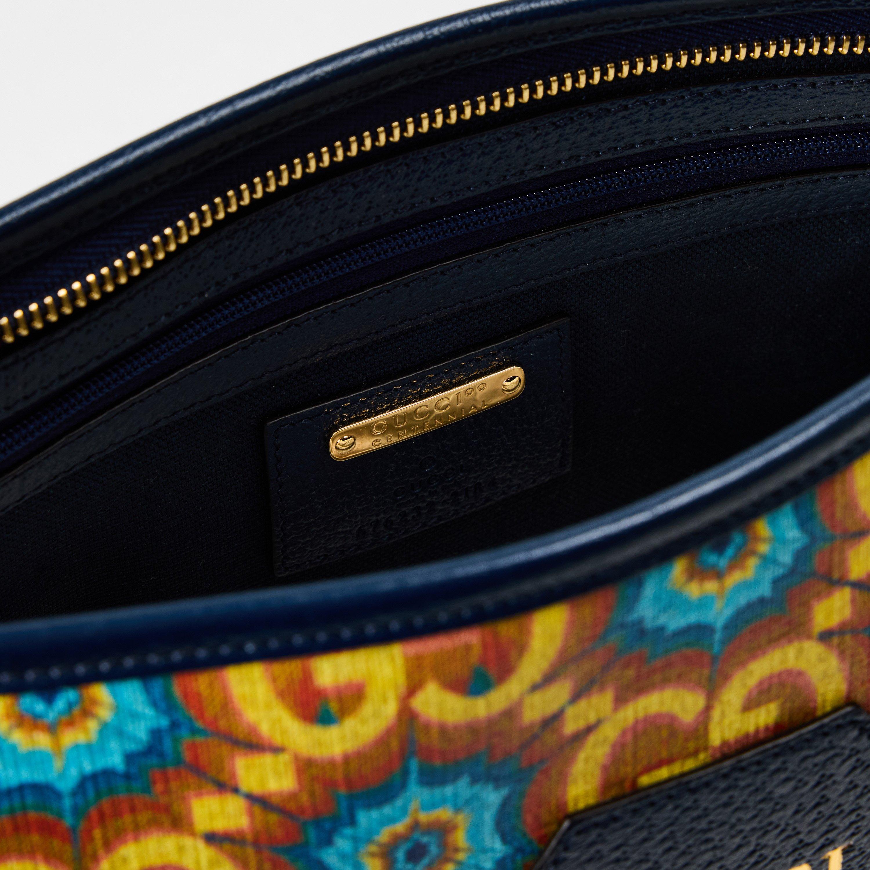 Blu OrnMult/Bgt - Gucci - Men's Messenger Bag - 4