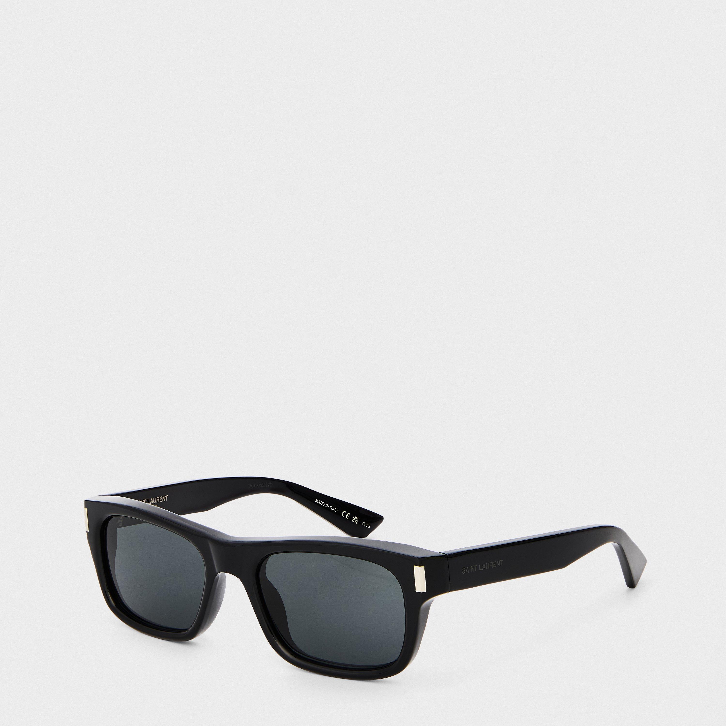 Saint Laurent Men's Rectangle Sunglasses - Black