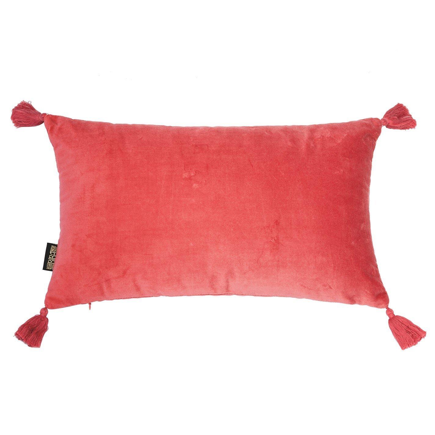 Minerale Rood - Biba - Biba Embellished Script Cushion - 4