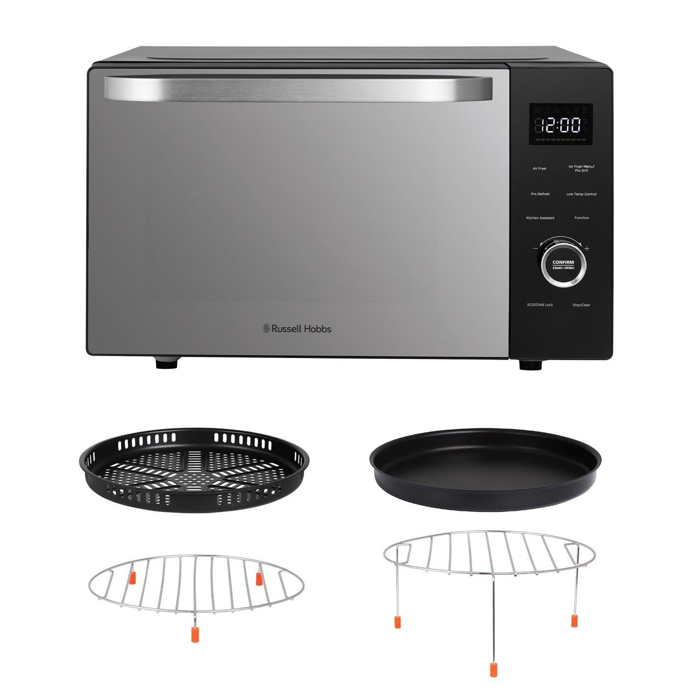 Black - Russell Hobbs - RHMT3001B 30L Touch Control Digital Microwave - 1