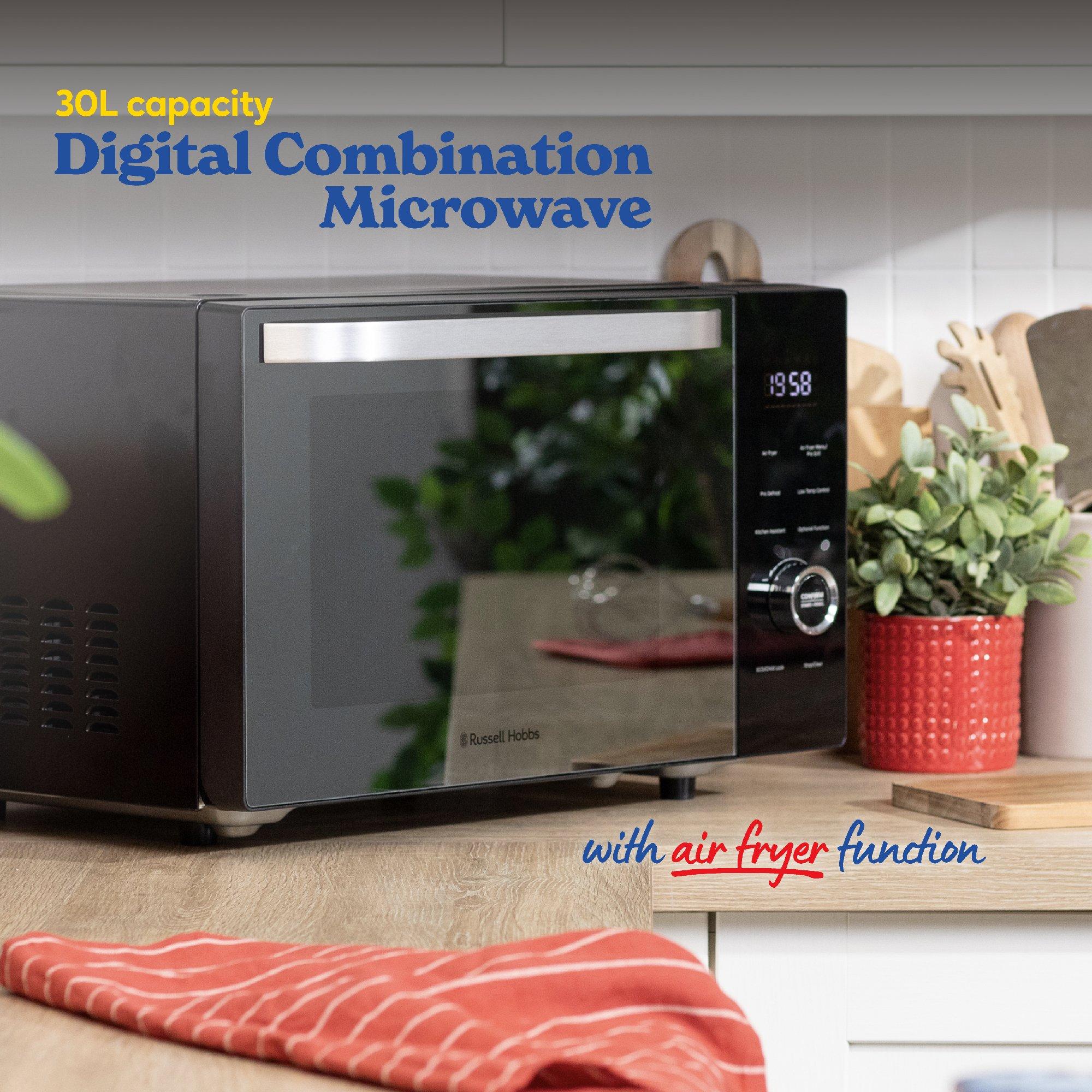 Black - Russell Hobbs - RHMT3001B 30L Touch Control Digital Microwave - 3