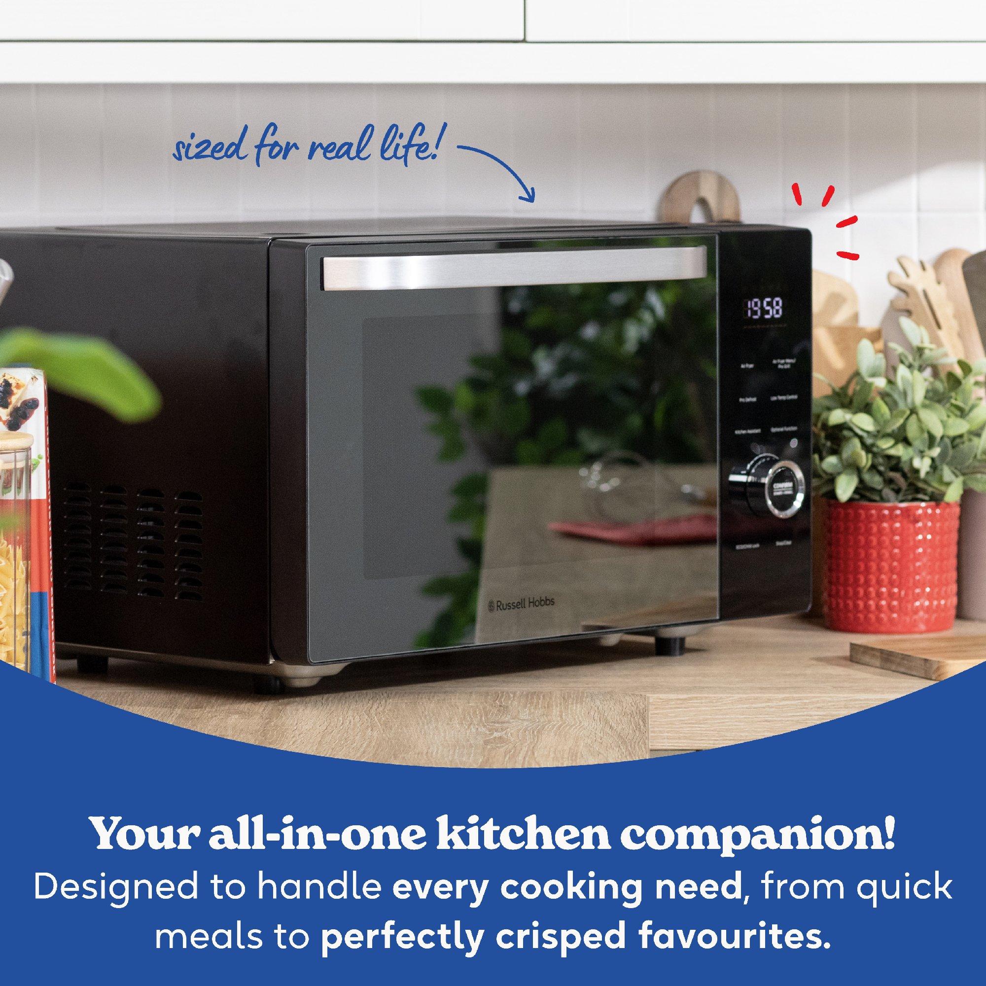 Black - Russell Hobbs - RHMT3001B 30L Touch Control Digital Microwave - 4