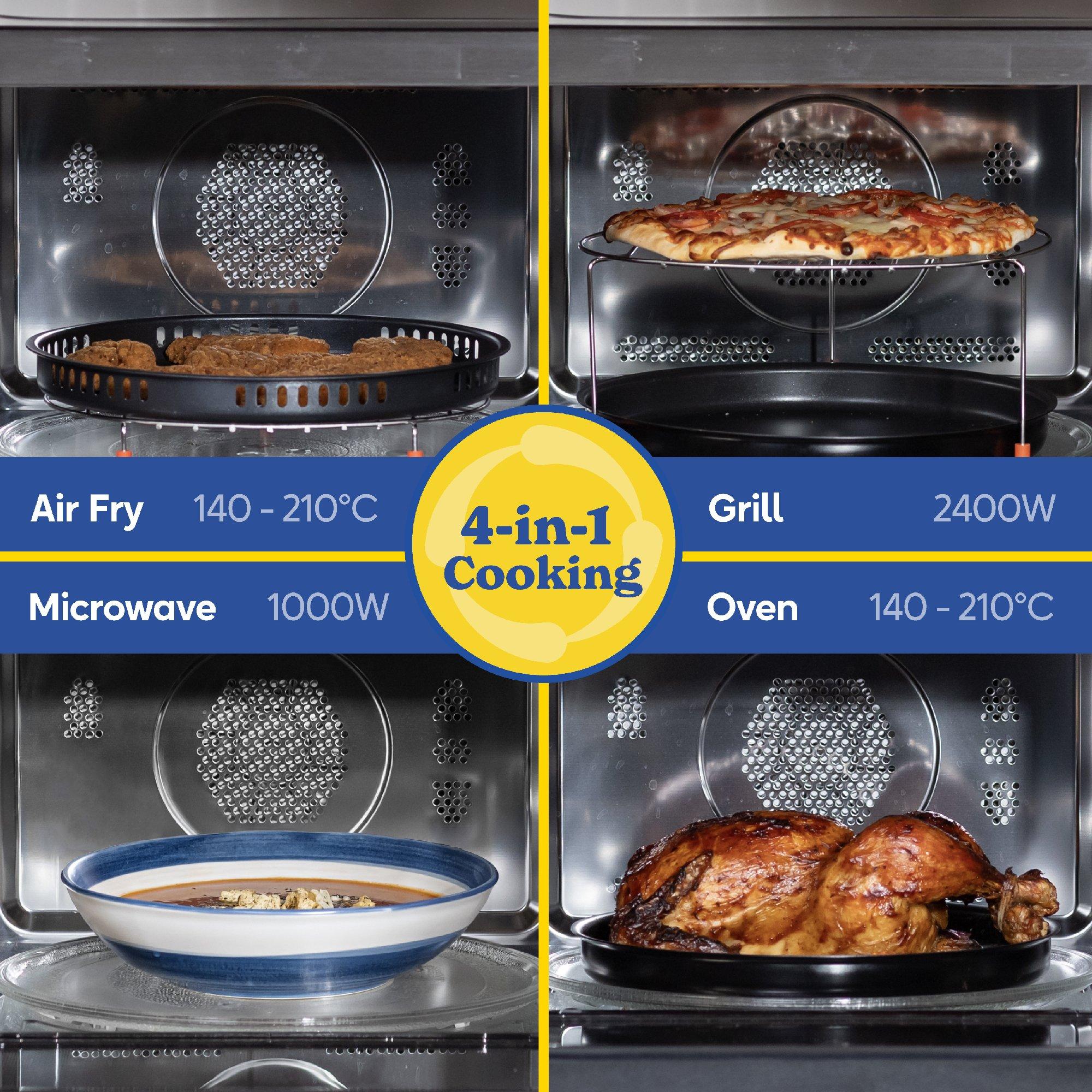 Black - Russell Hobbs - RHMT3001B 30L Touch Control Digital Microwave - 6