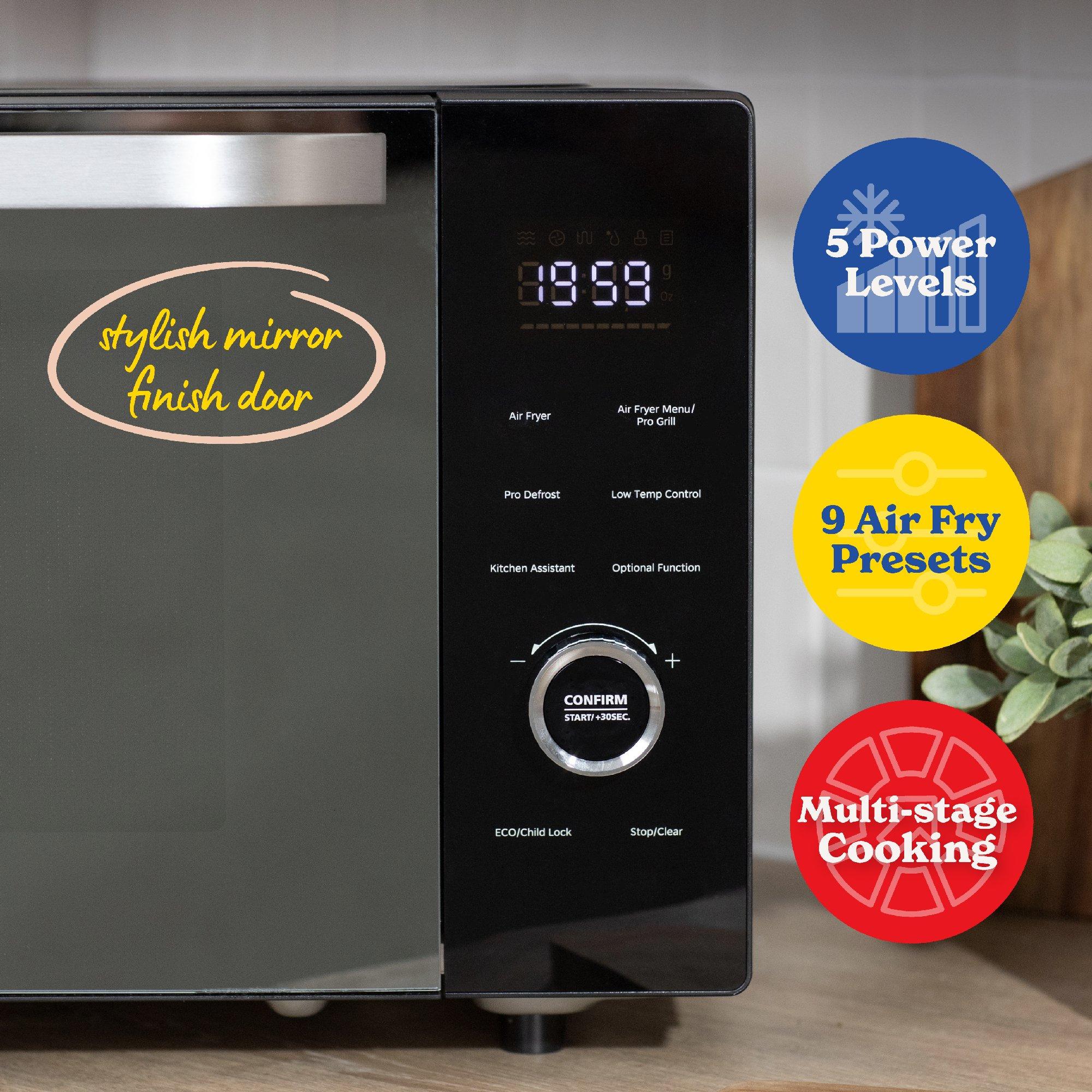 Black - Russell Hobbs - RHMT3001B 30L Touch Control Digital Microwave - 7