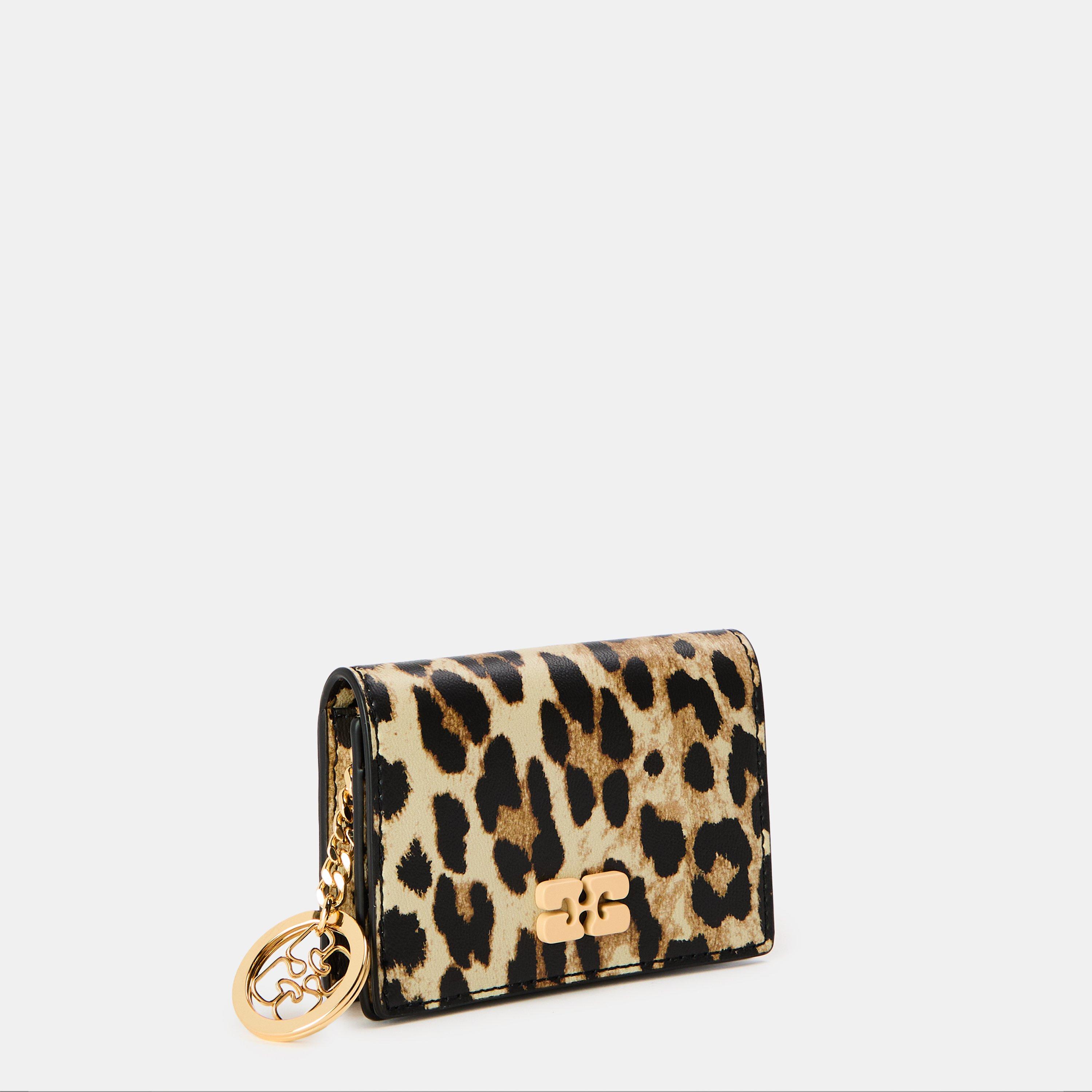 Leopard - Ganni - Women's Bou Card Holder - 3