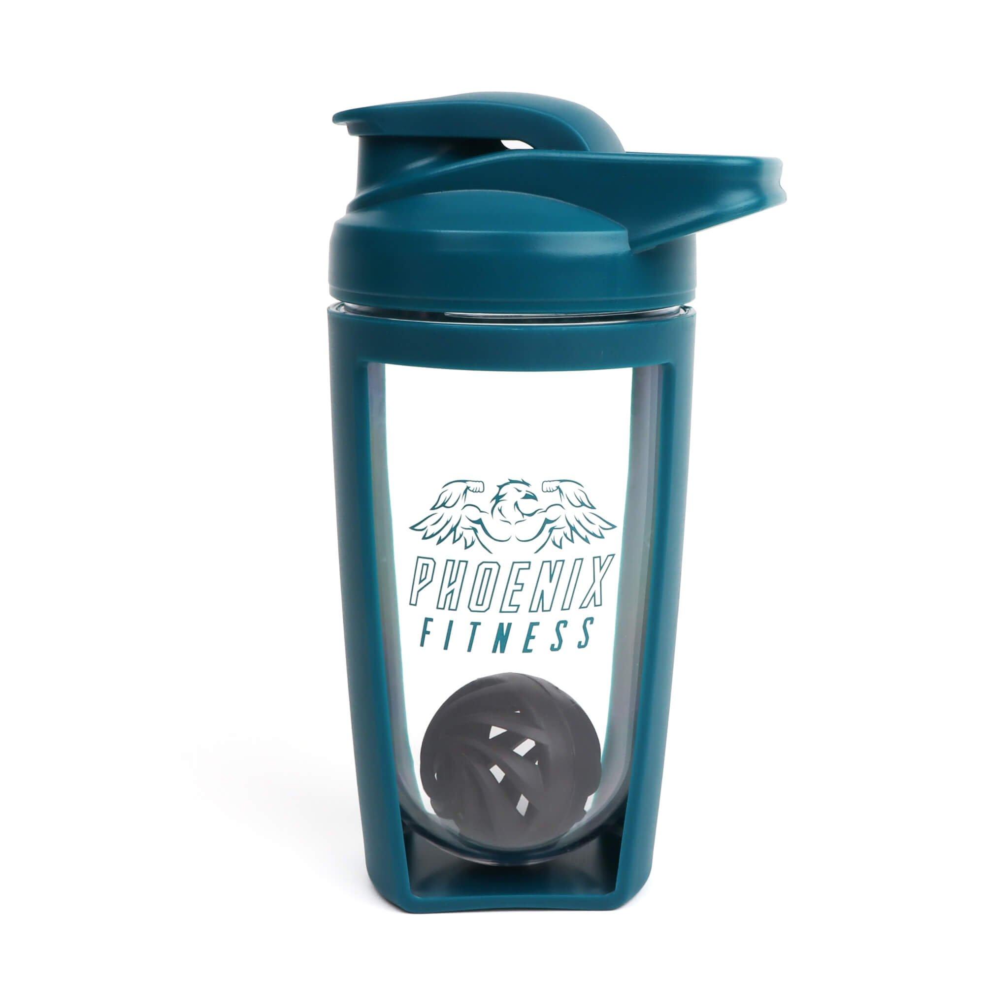 Teal - Phoenix Fitness - Protein Shaker Bottles - 1