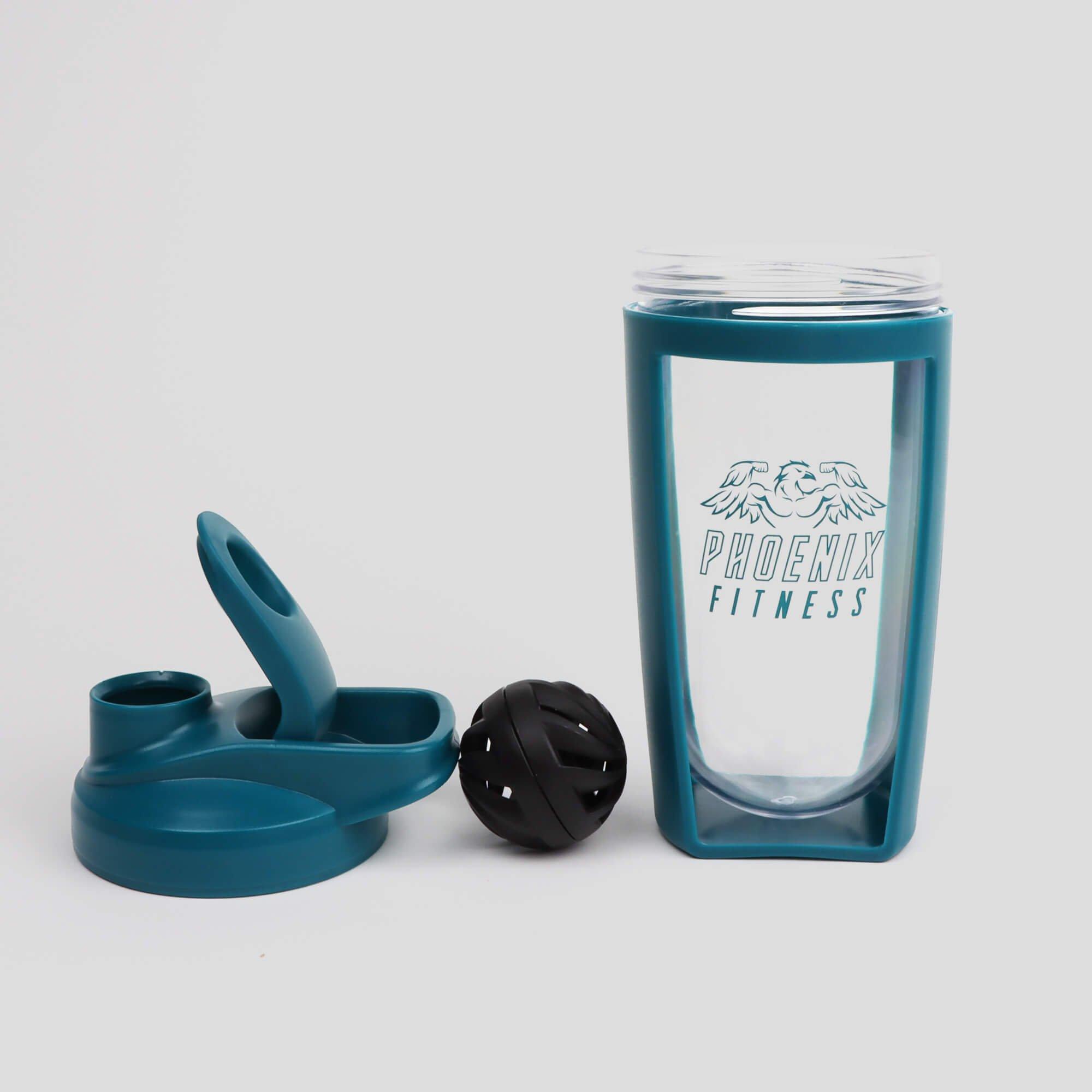 Teal - Phoenix Fitness - Protein Shaker Bottles - 5
