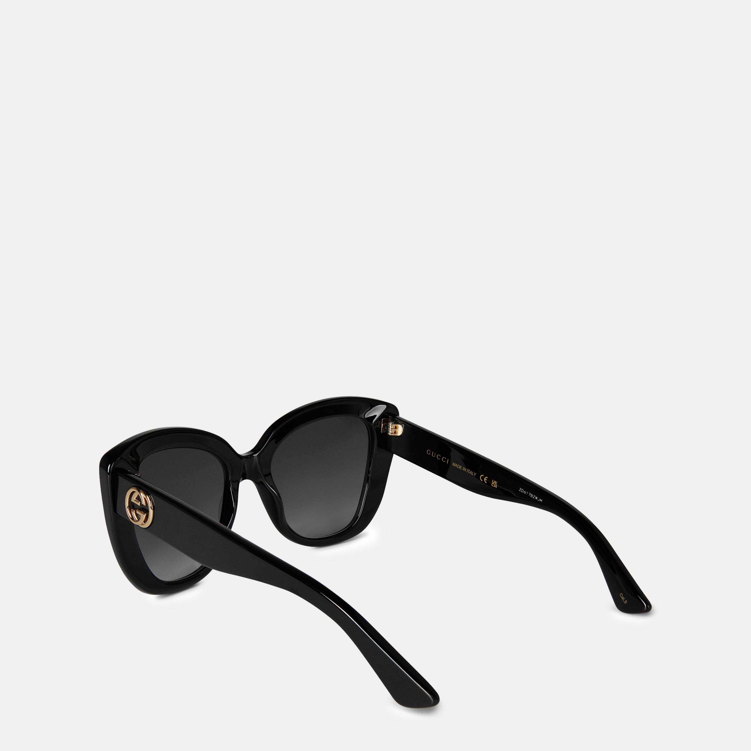 Black - Gucci - GUCCI SUNGLASSES GG0327S - 2