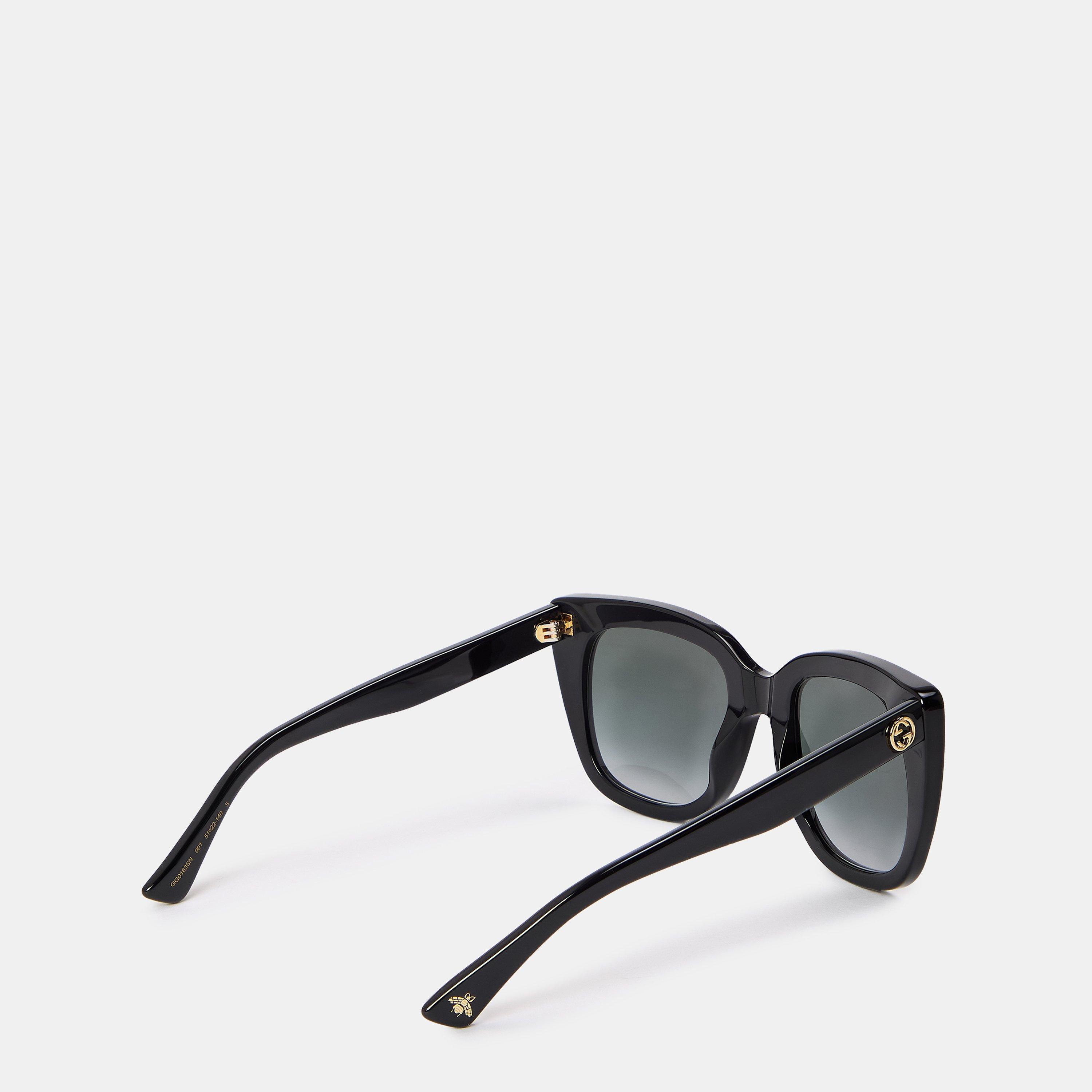 Black - Gucci - GUCCI SUNGLASSES GG0163SN - 2
