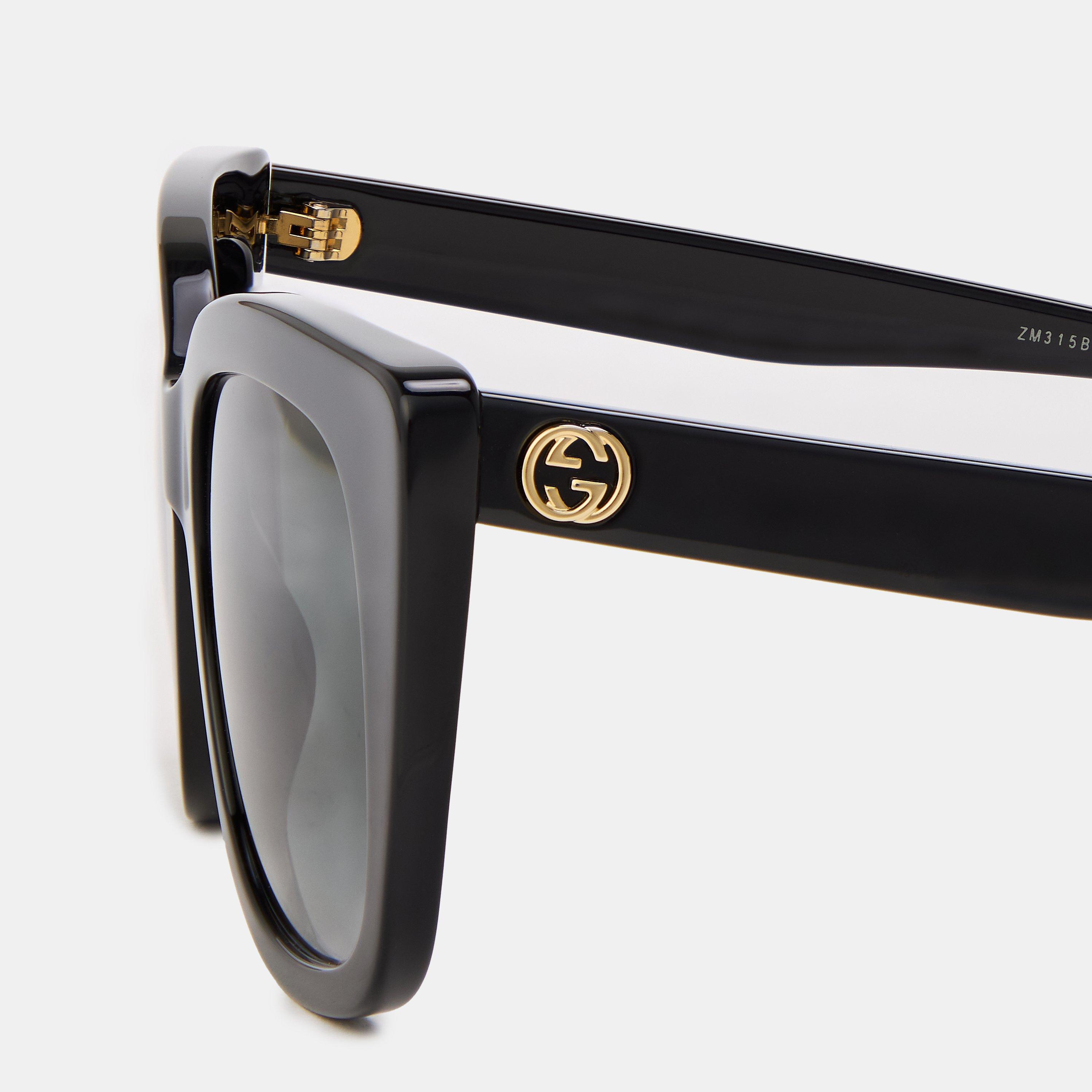 Black - Gucci - GUCCI SUNGLASSES GG0163SN - 5