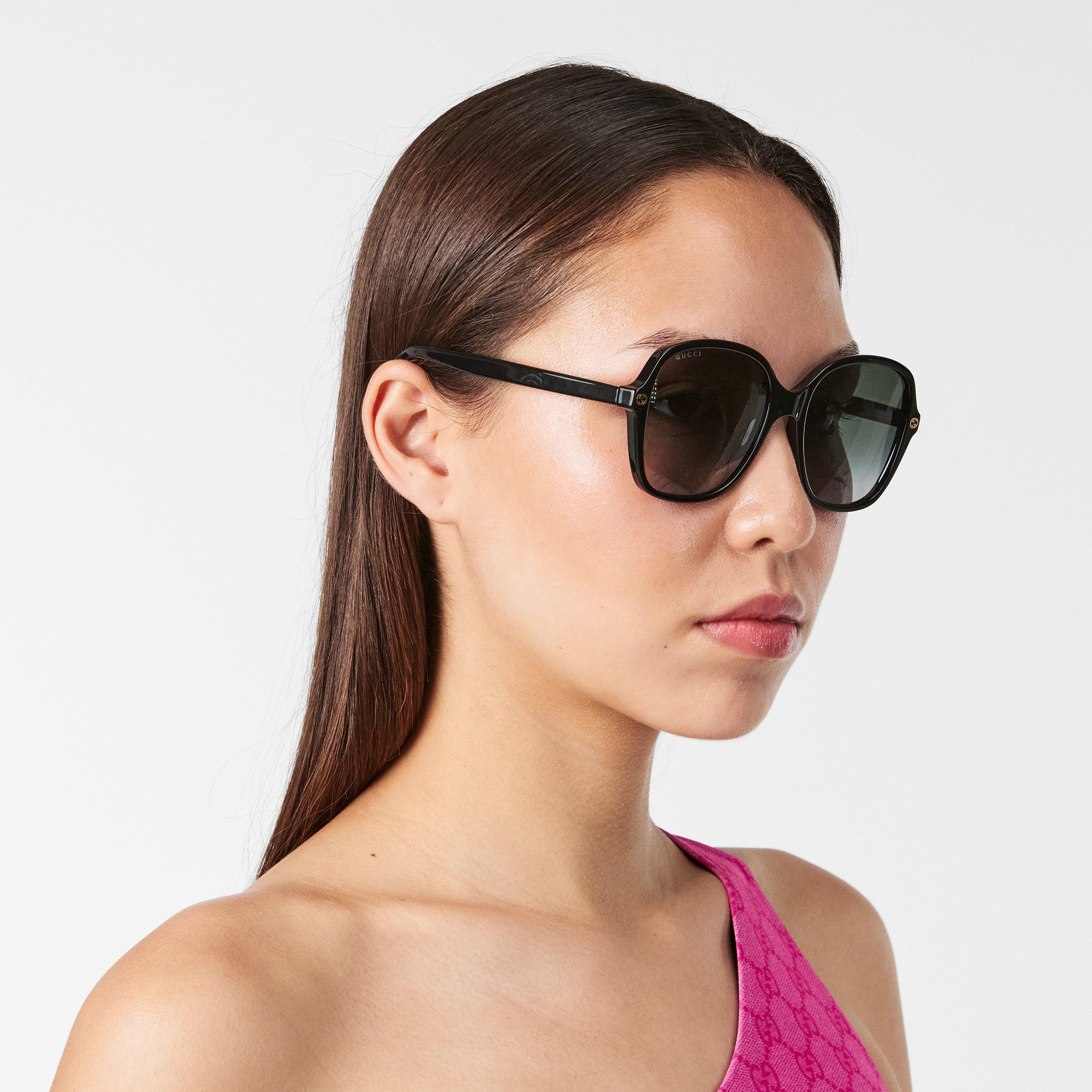 Black - Gucci - Oversized Sunglasses - 3