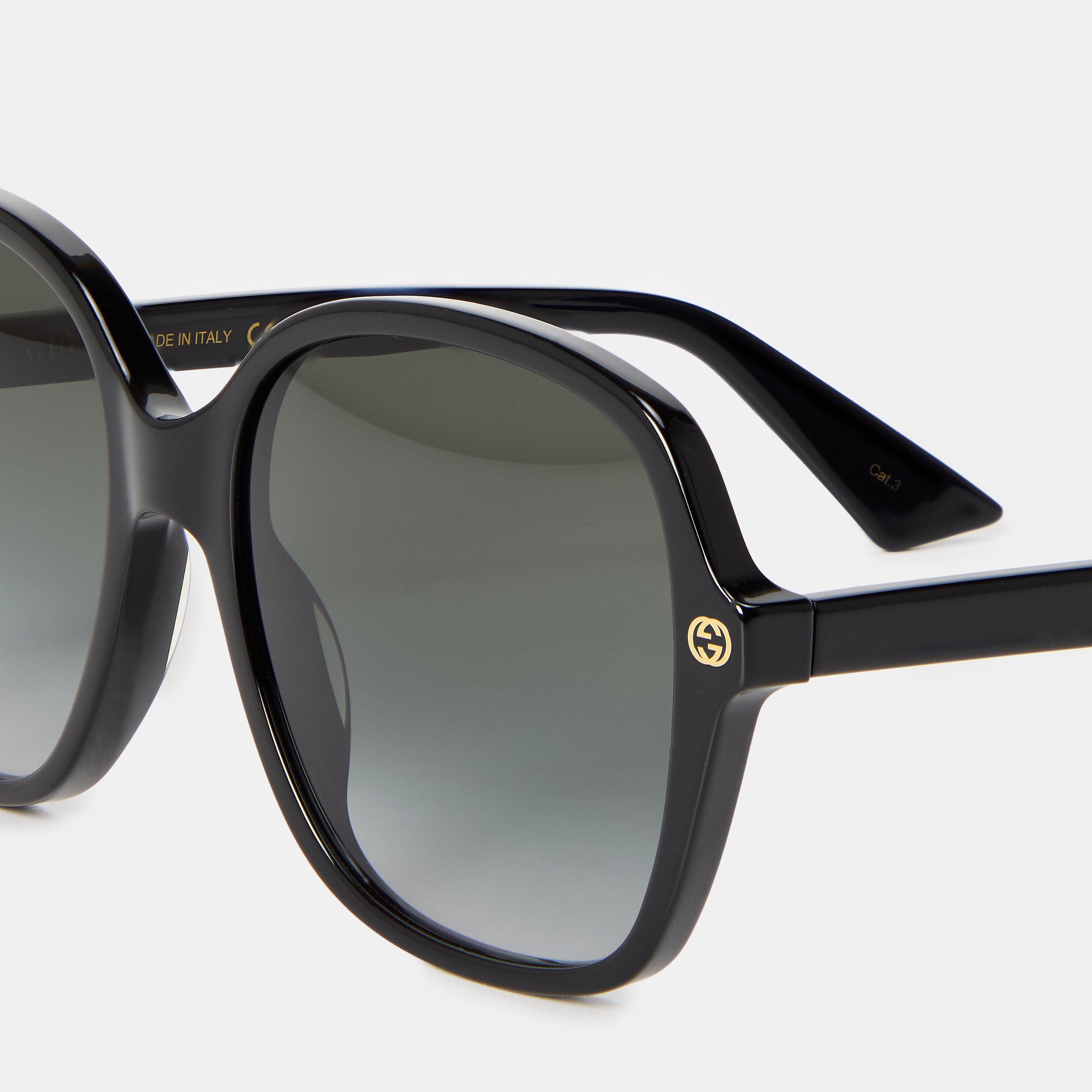Black - Gucci - Oversized Sunglasses - 5