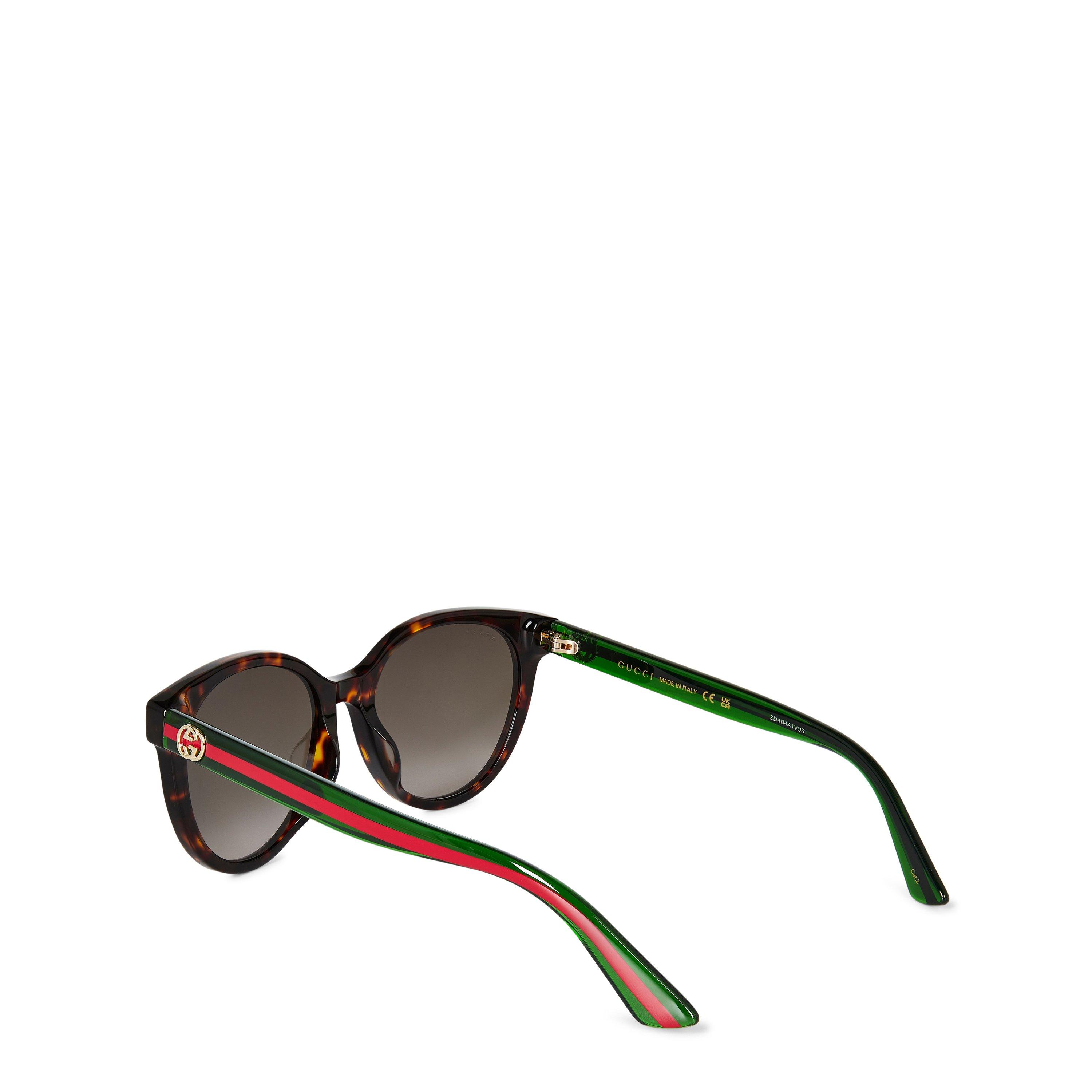 Havana - Gucci - Round-Frame Sunglasses - 8