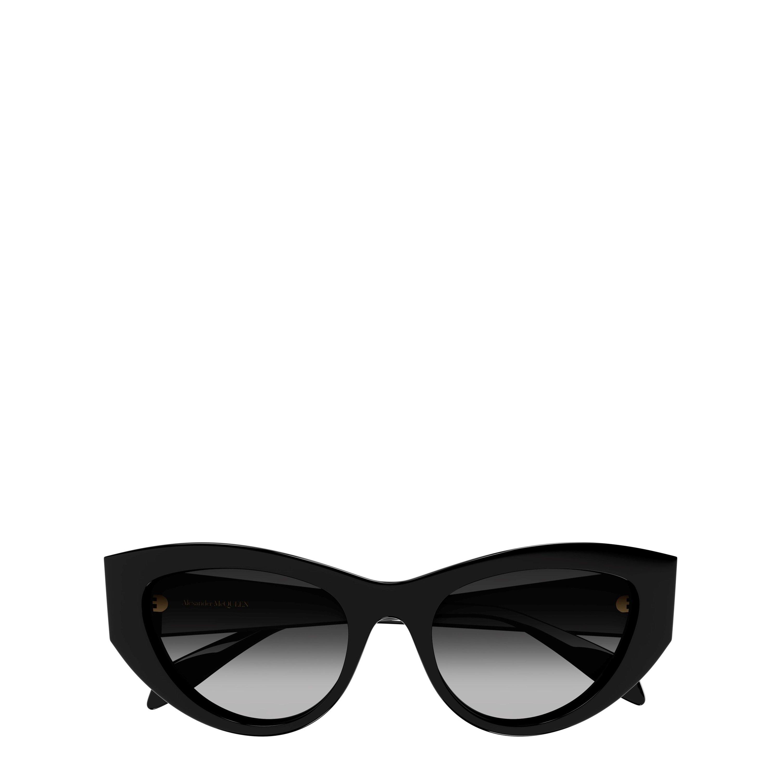 Black - Alexander McQueen - Women's Cat-Eye Alexander McQueen Sunglasses - 2