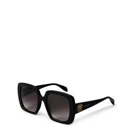 Alexander McQueen Seal Oversized Sunglasses