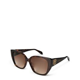 Alexander McQueen Oversized Cat Eye Sunglasses